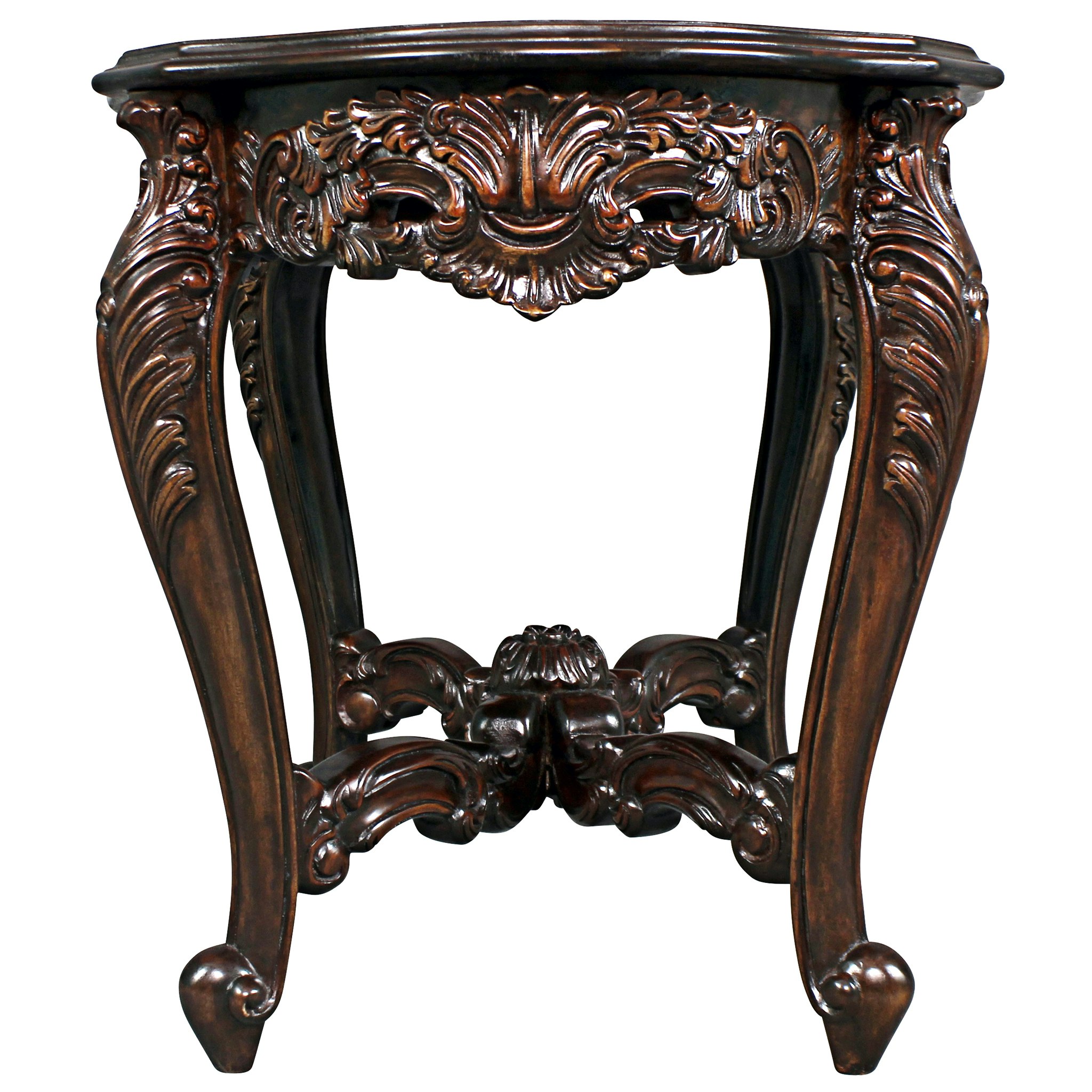 Toscano - Chateau Montfort Louis XV Coffee Table in Cherry, Mahogany