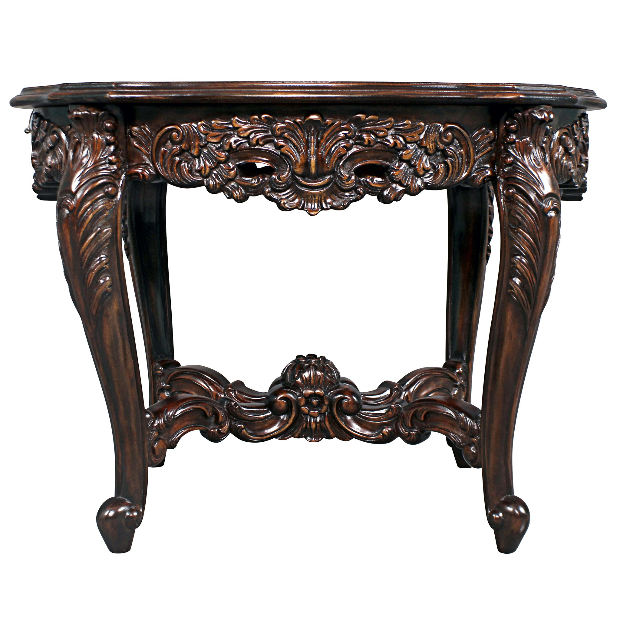 Toscano - Chateau Montfort Louis XV Coffee Table in Cherry, Mahogany