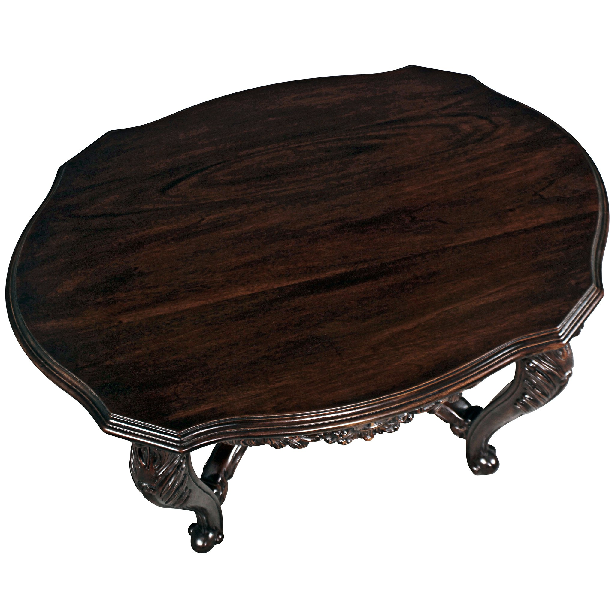 Toscano - Chateau Montfort Louis XV Coffee Table in Cherry, Mahogany