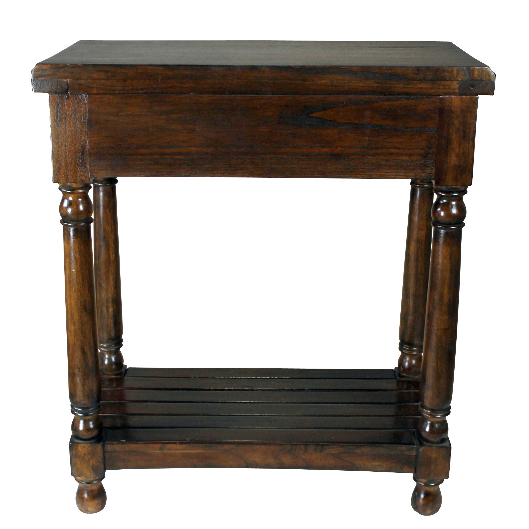 Toscano - Calcot Manor Medieval Console Table in Walnut, Mahogany