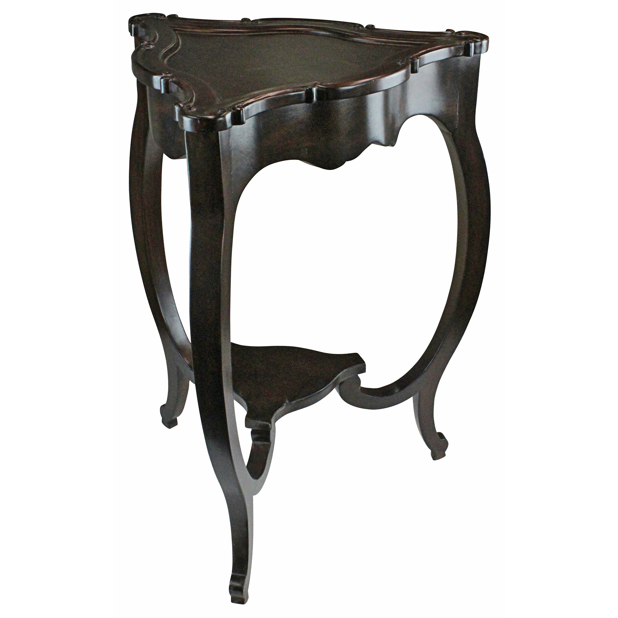 Toscano - Brighton Manor Triangular Side Table in Mahogany