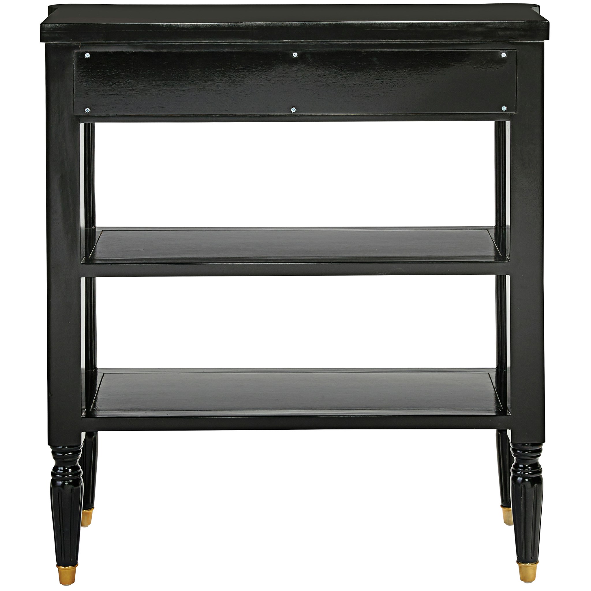 Toscano - Montmartre Ebonized French Console Table in Black, Mahogany