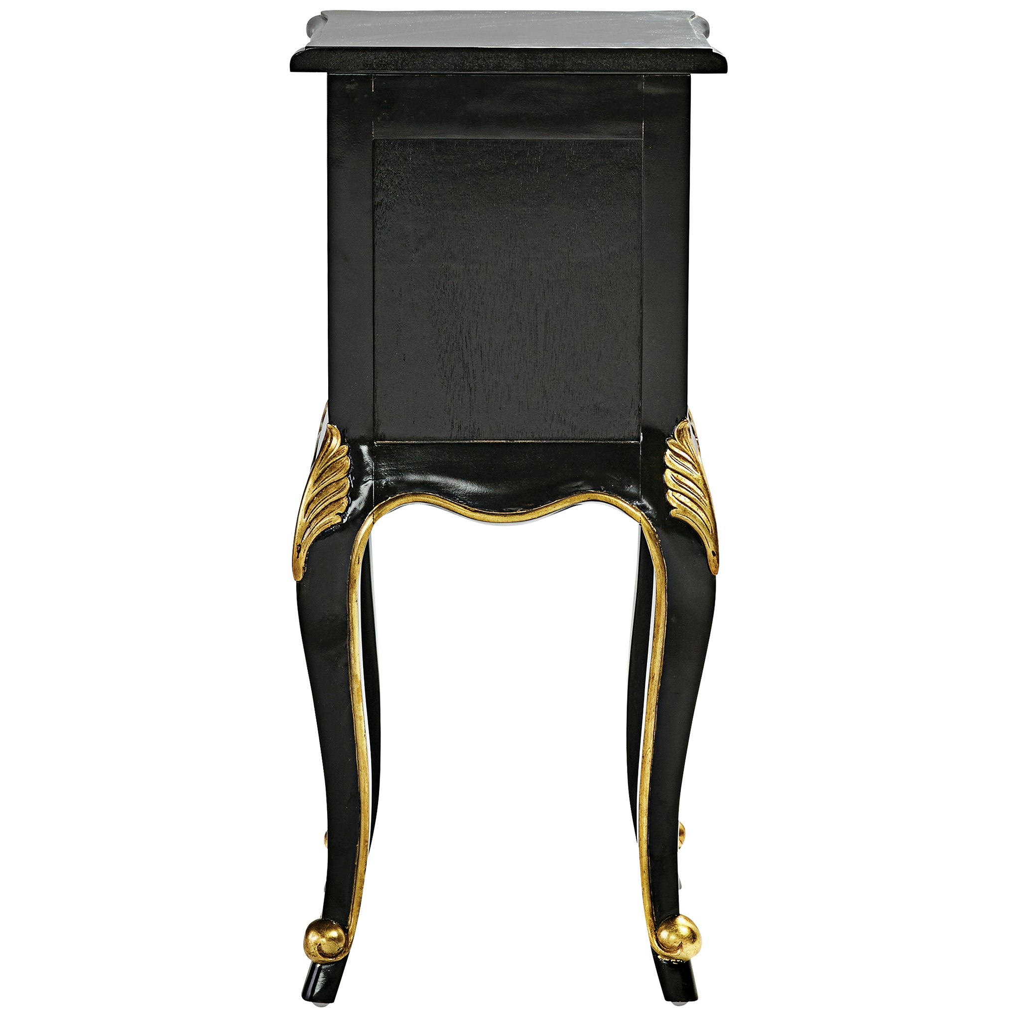 Toscano - Princess Josephine French Baroque Petite Bedside Table in Mahogany