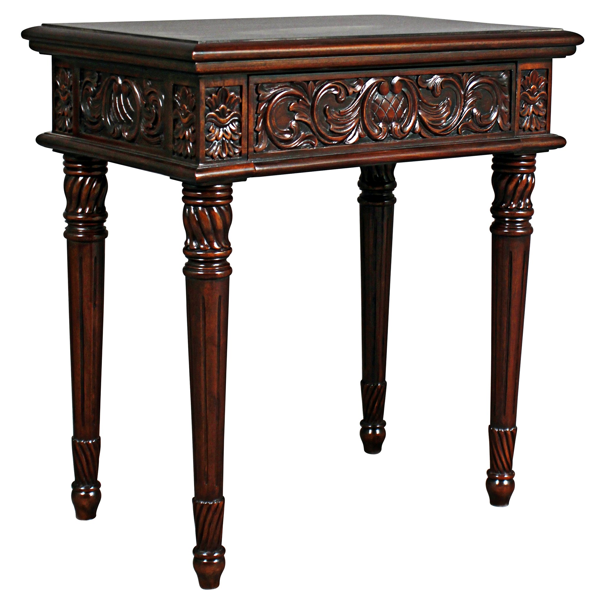 Toscano - Dartmoor Manor Side Table in Mahogany