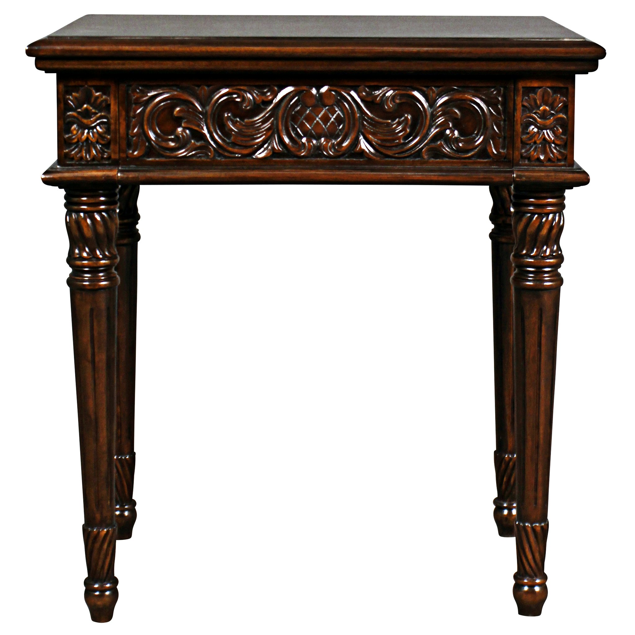 Toscano - Dartmoor Manor Side Table in Mahogany