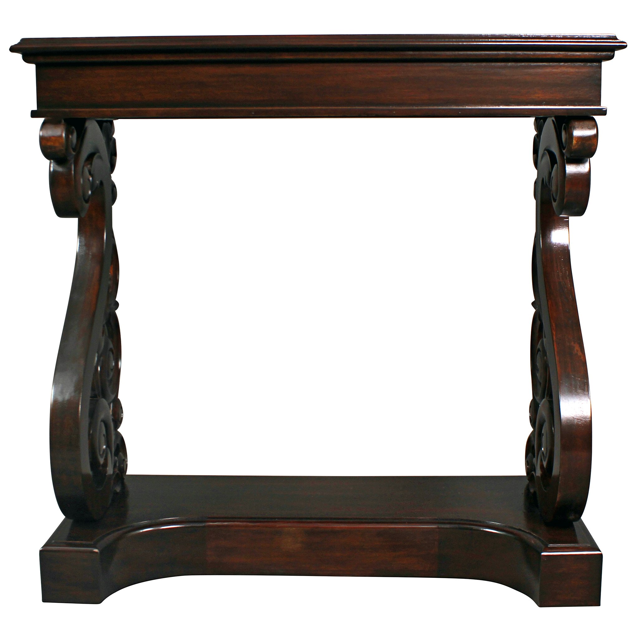 Toscano - Mucha Console Table in Walnut, Mahogany