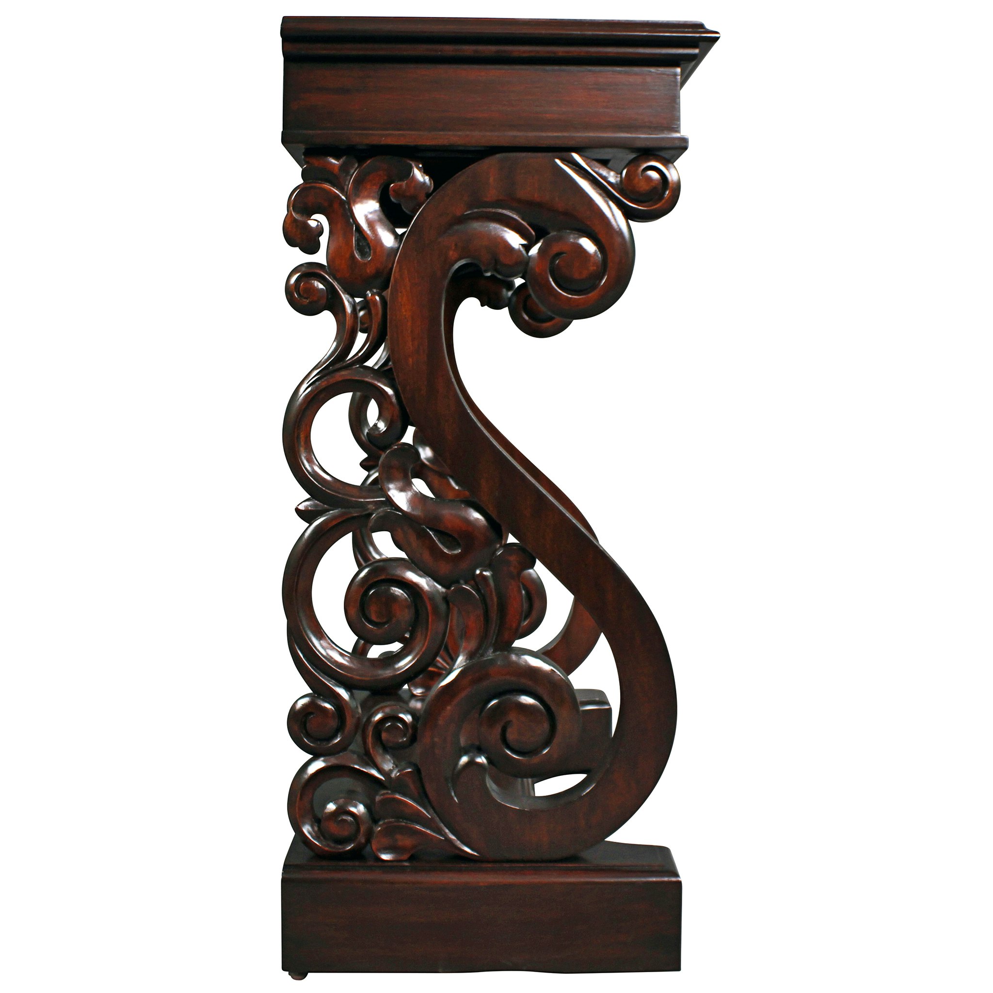 Toscano - Mucha Console Table in Walnut, Mahogany