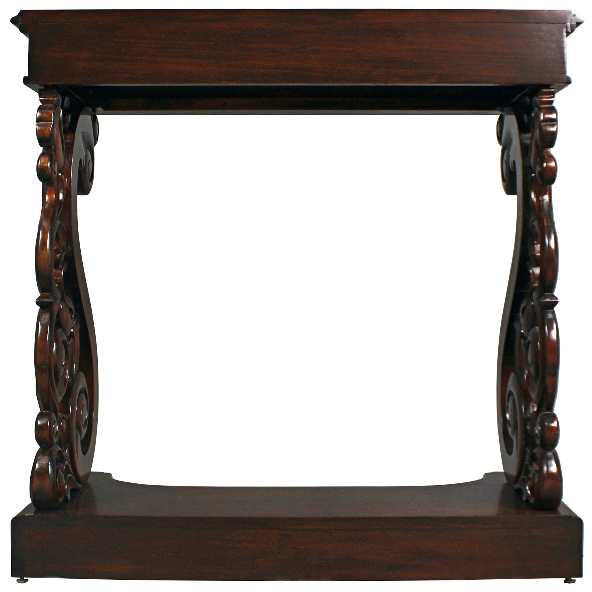 Toscano - Mucha Console Table in Walnut, Mahogany