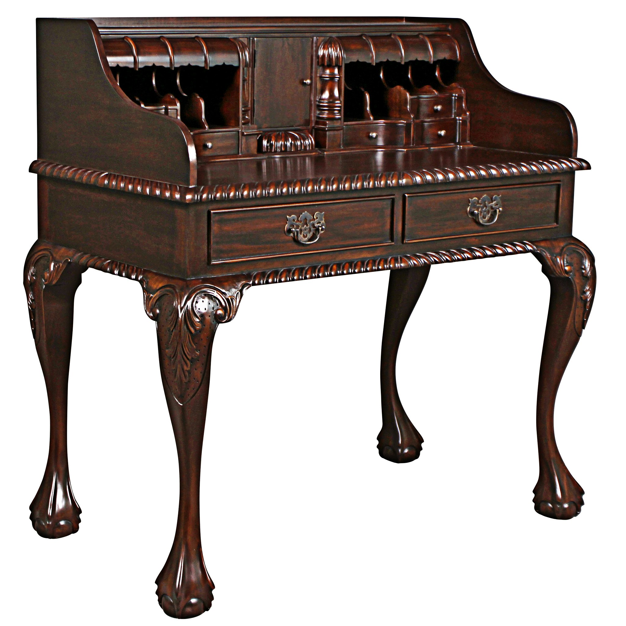 Toscano - Le Escritoire Secretary Desk in Cherry, Mahogany