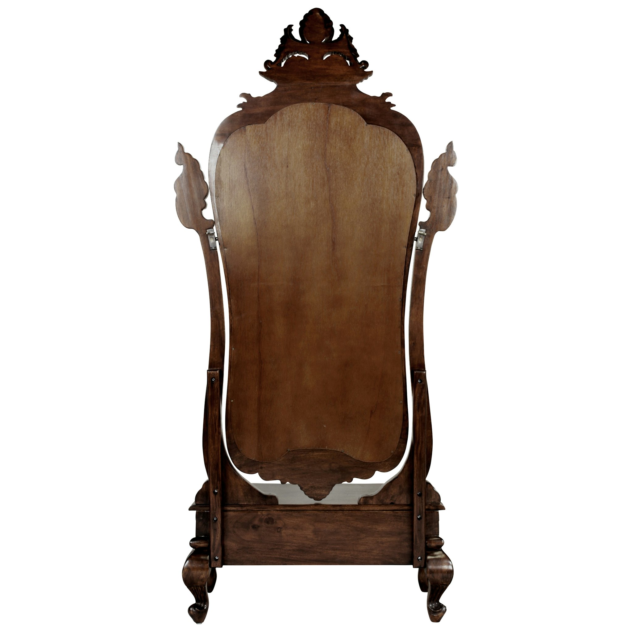 Toscano - Thornwood Manor Victorian Dressing Mirror in Cherry, Mahogany