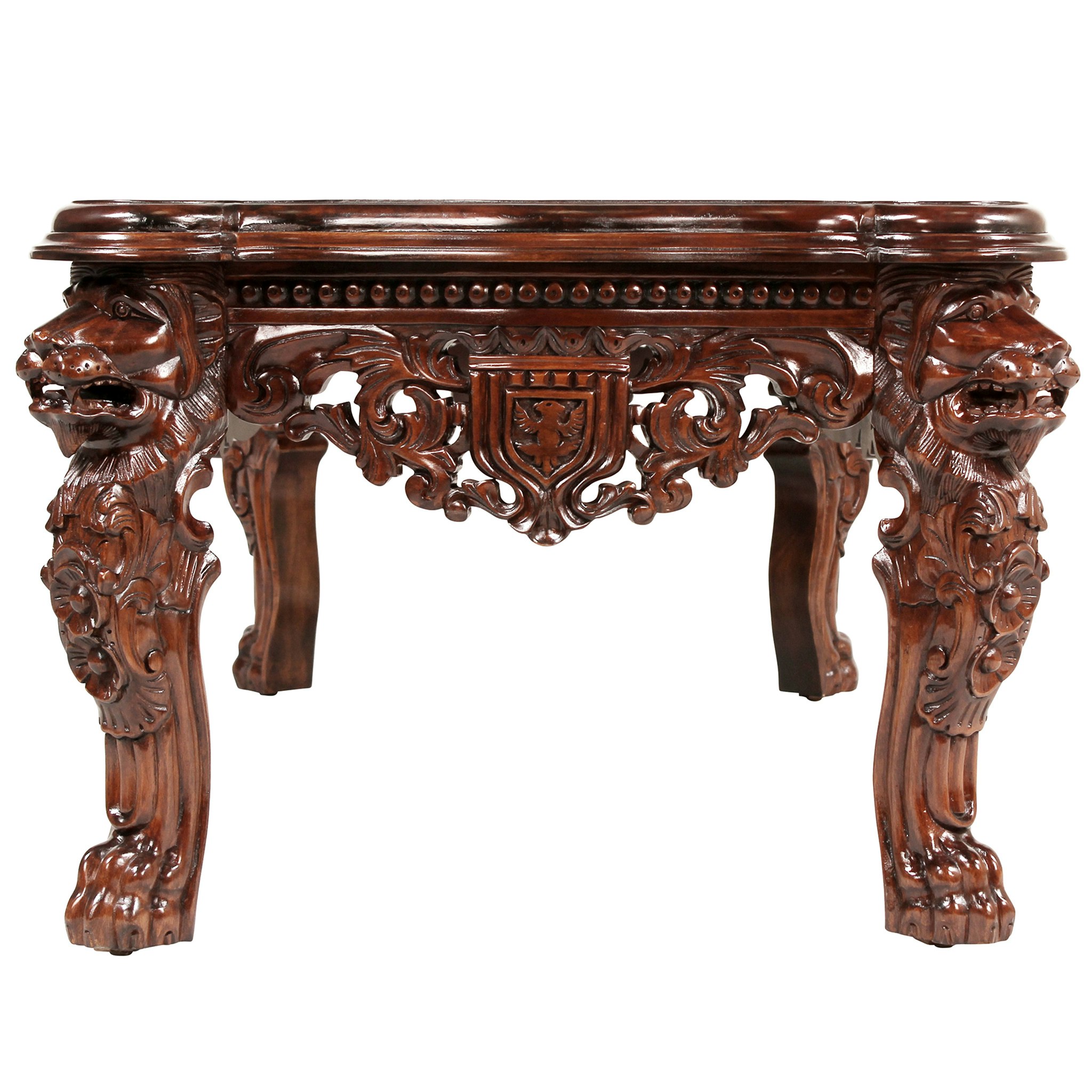 Toscano - The Lord Raffles Grand Hall Coffee Table in Walnut, Mahogany