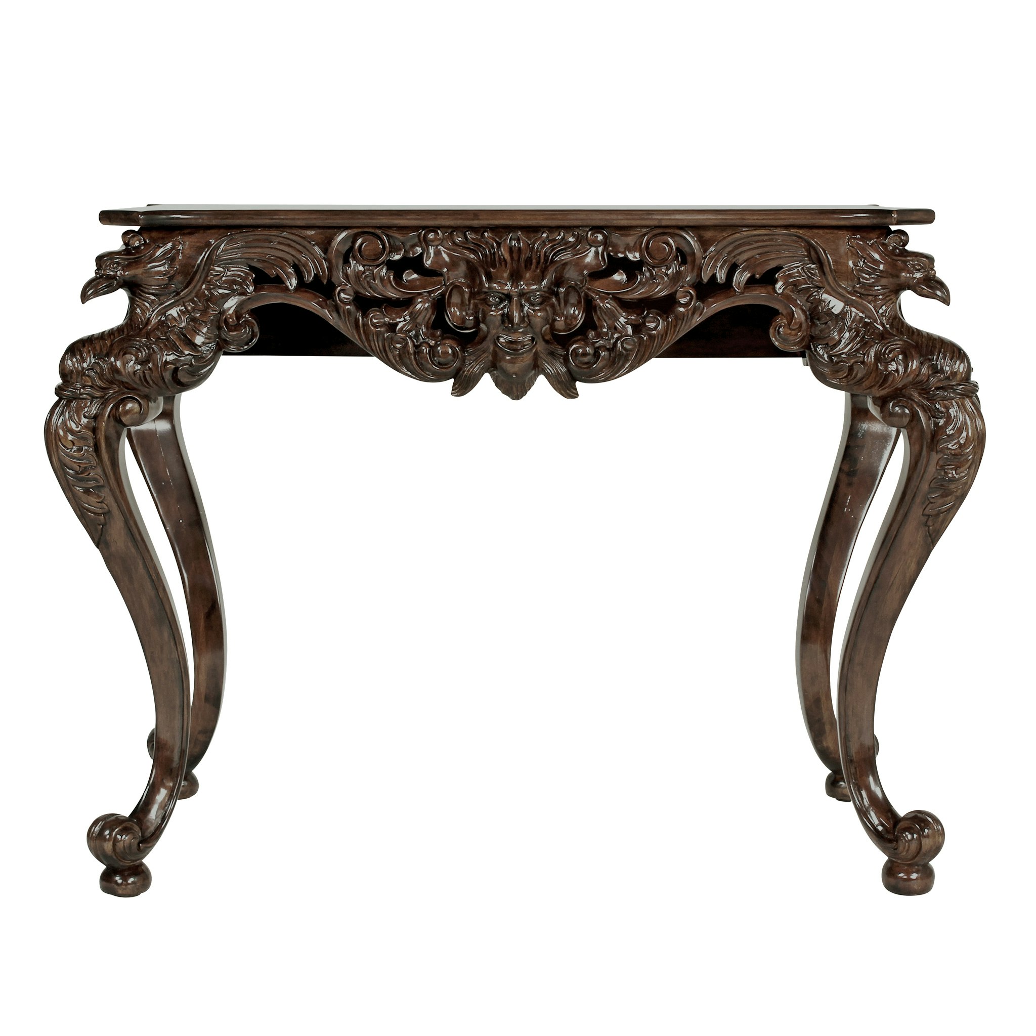 Toscano - King Frederic Console Table in Cherry, Mahogany