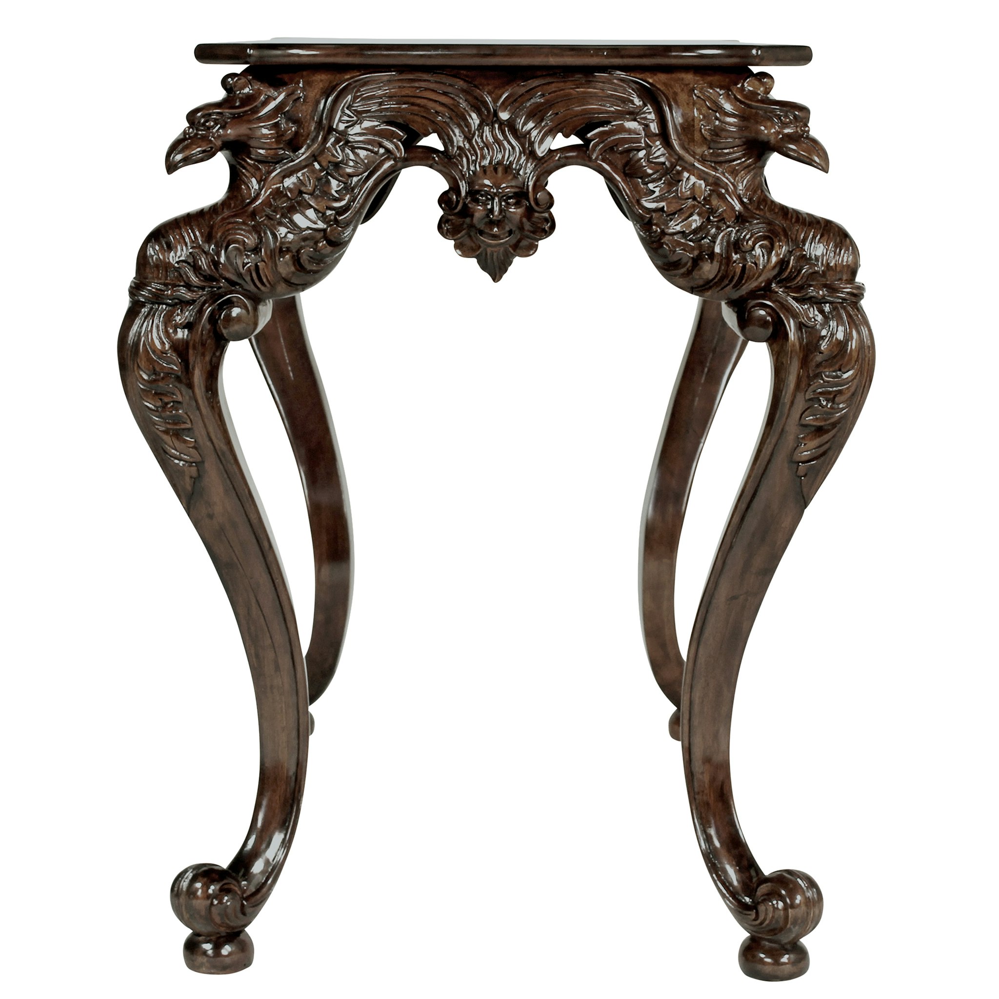 Toscano - King Frederic Console Table in Cherry, Mahogany