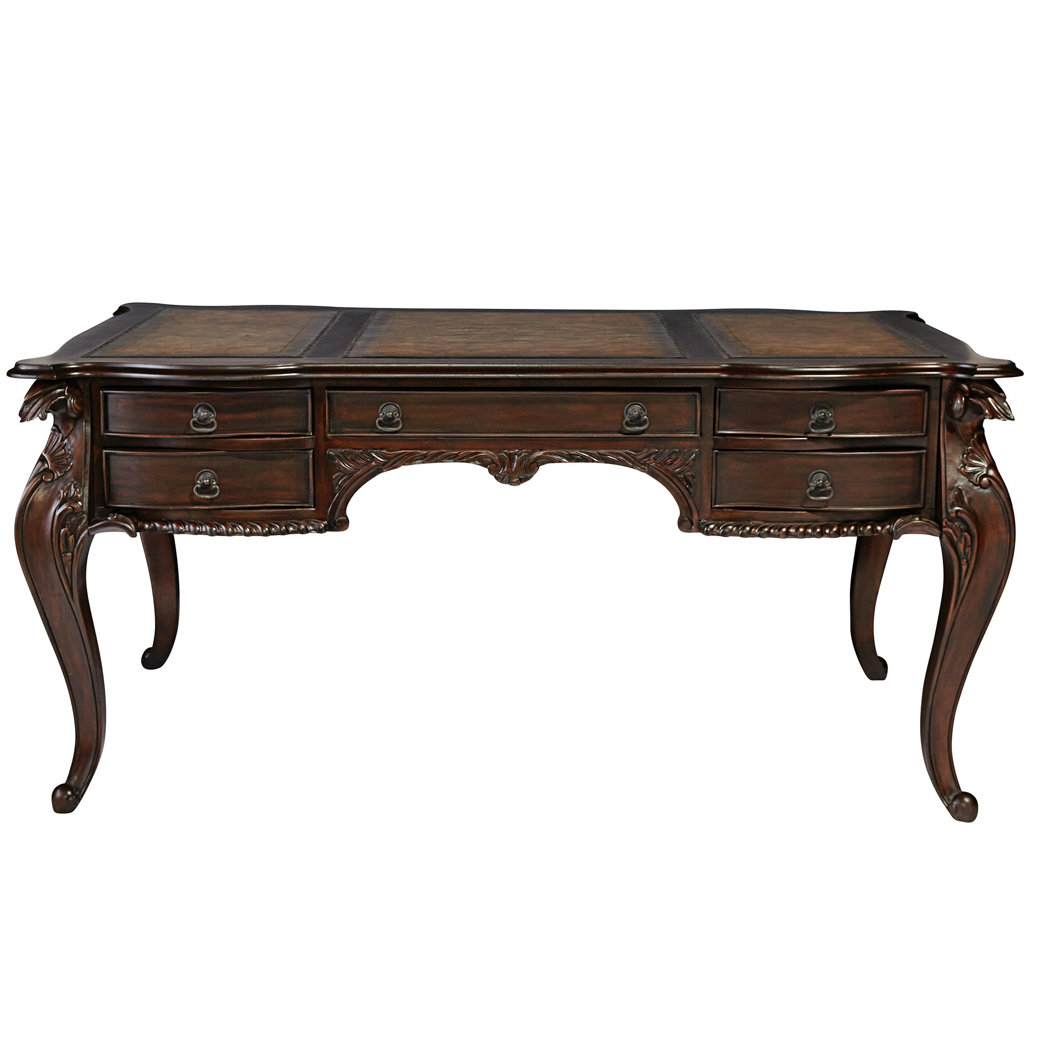 Toscano - Clemenceau Partners Writing Desk in Cherry, Mahogany