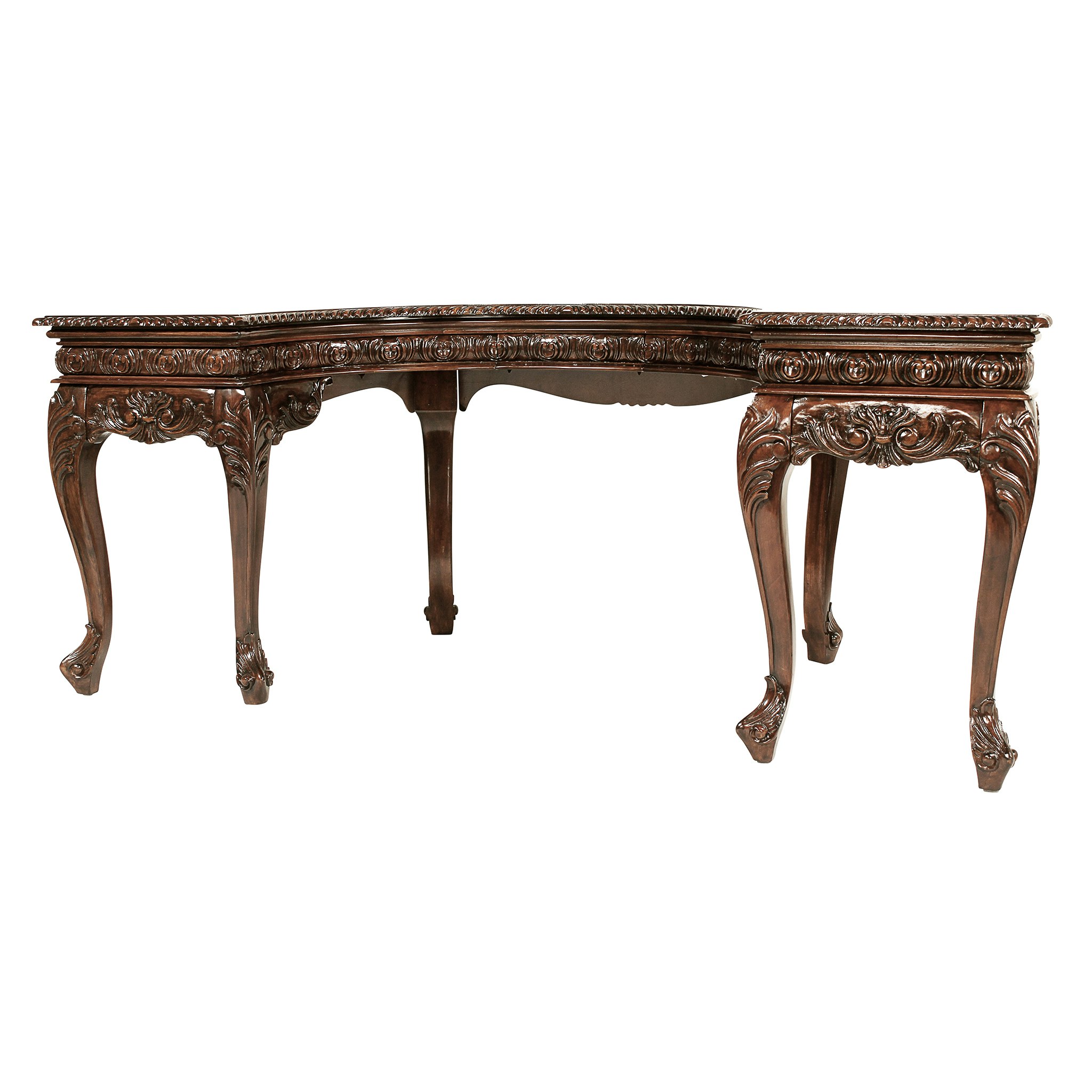 Toscano - La Voute Grande Crescent Executive Desk in Cherry, Mahogany