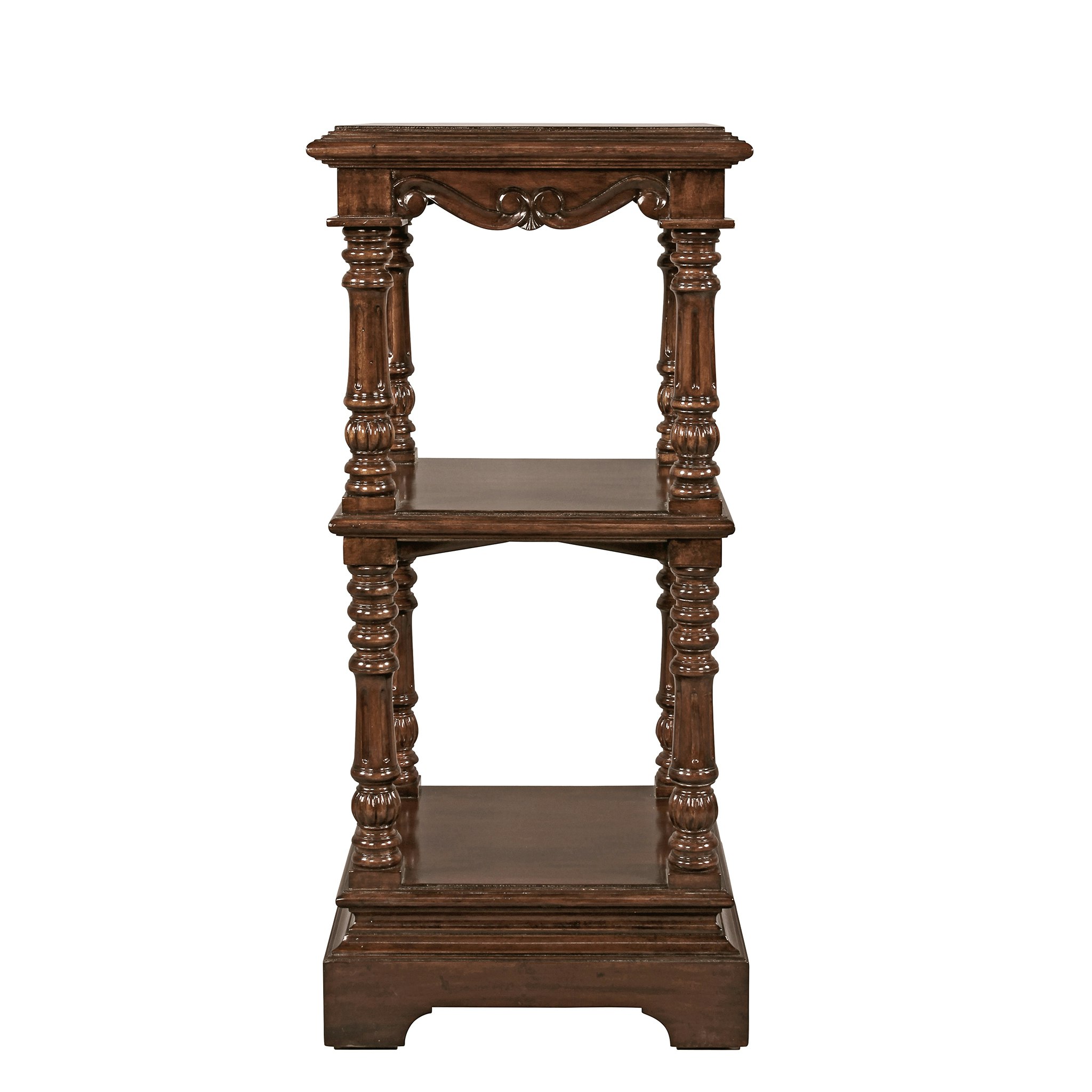 Toscano - The Lord Pimlicoe Etagere Pedestal in Cherry, Mahogany