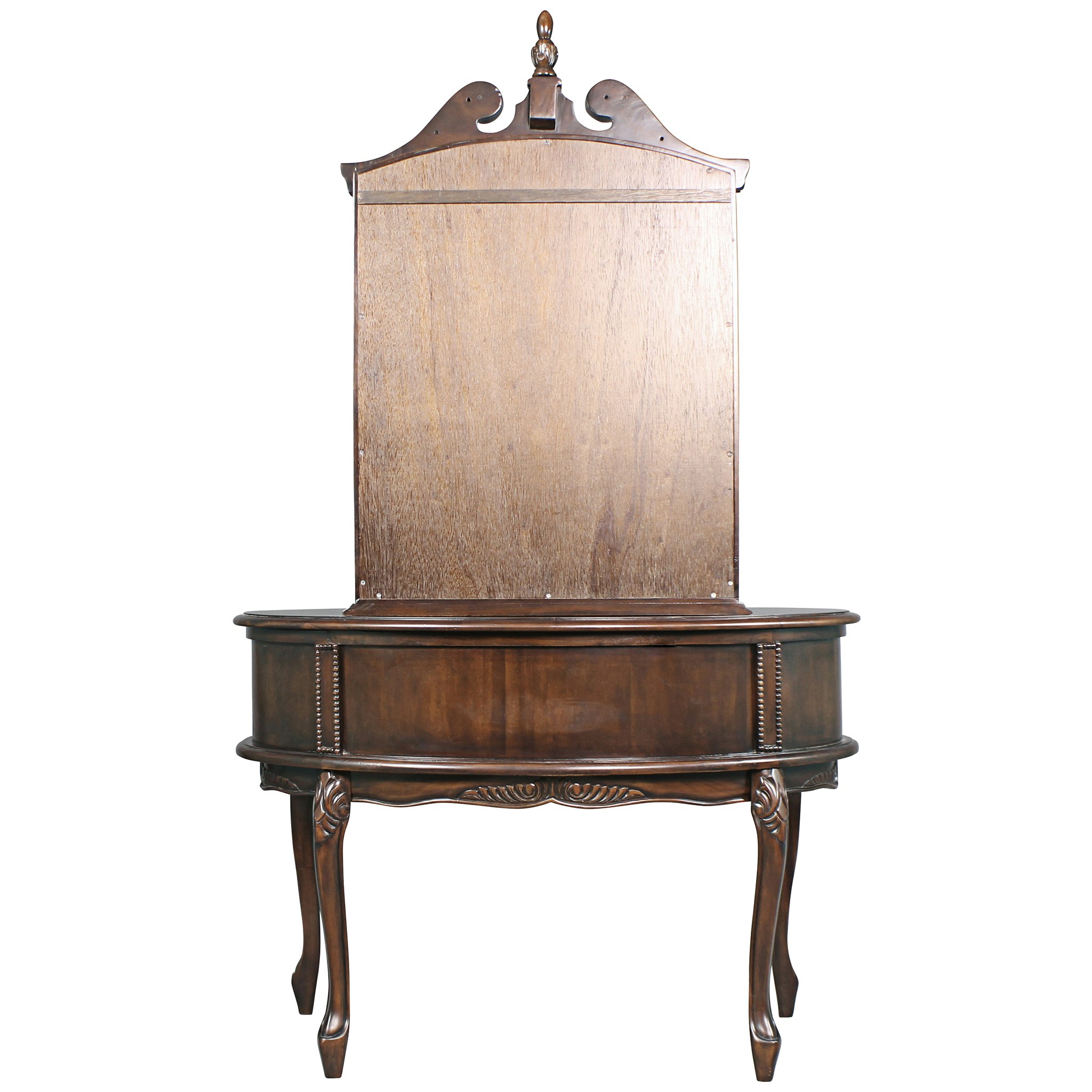 Toscano - The Queen Anne Dressing Table with Mirror in Cherry