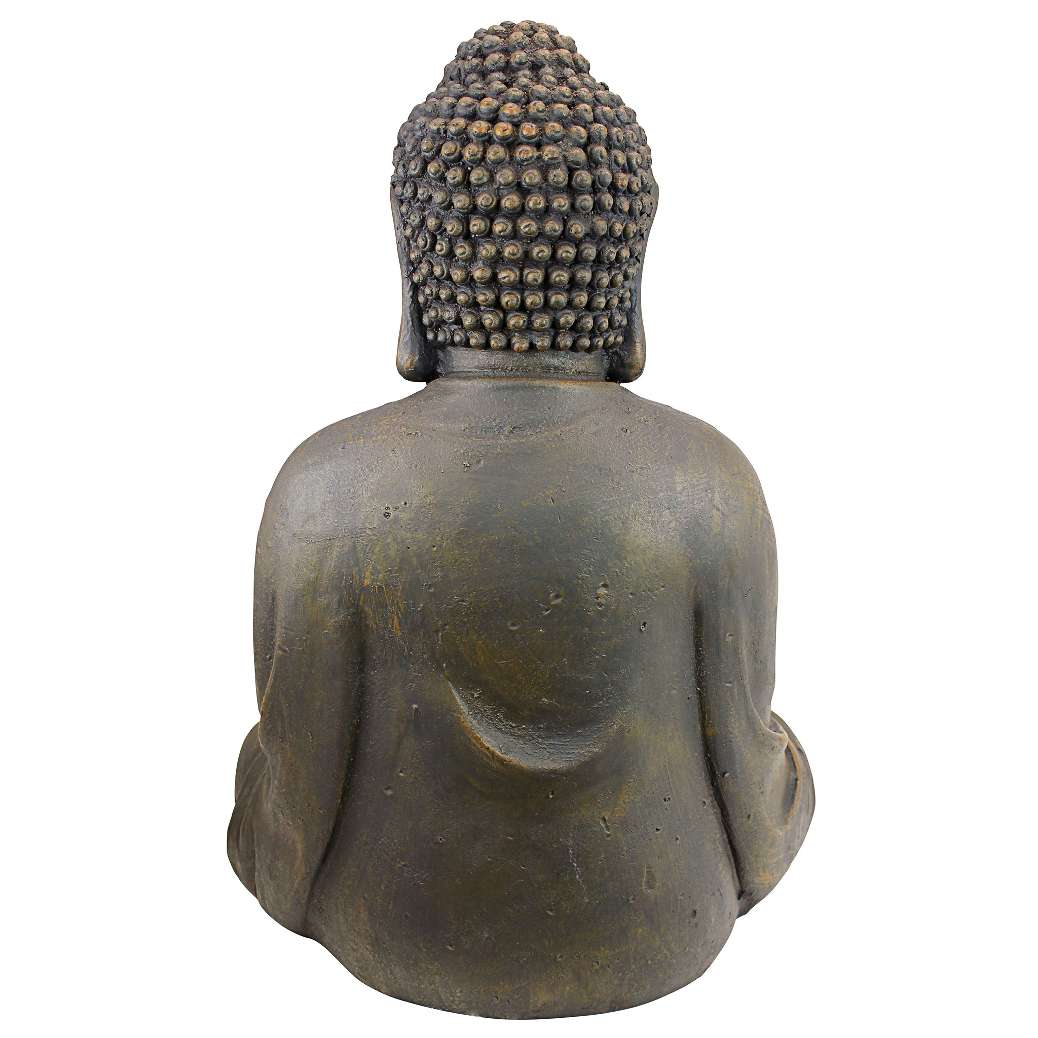 Toscano Meditative Buddha of the Grand Temple - Basalt Finish, Medium