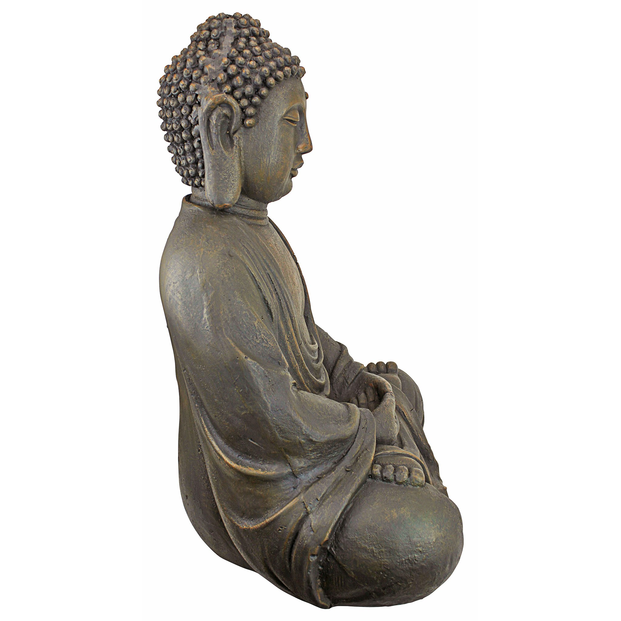 Toscano Meditative Buddha of the Grand Temple - Basalt Finish, Medium