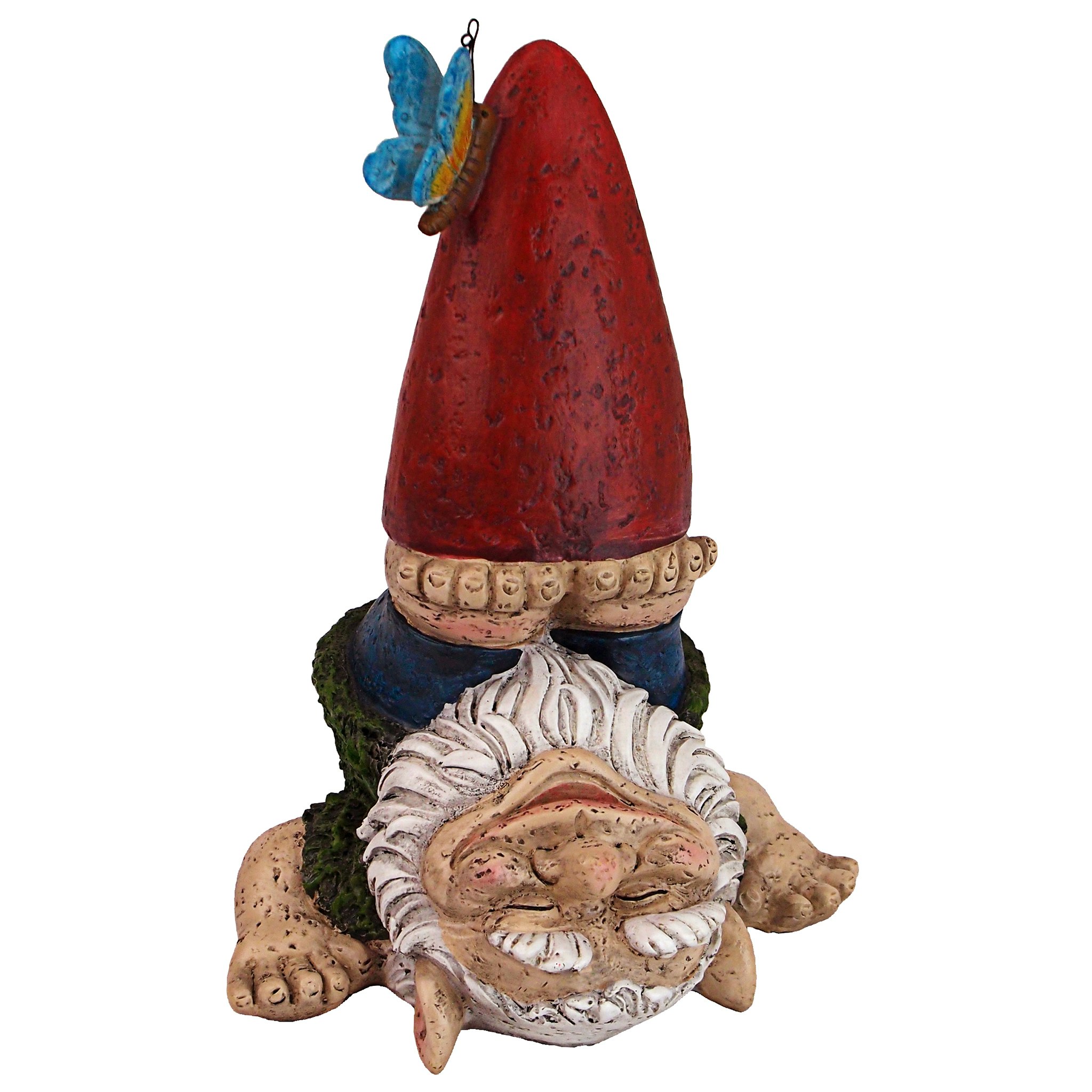 Toscano - Topsy-Turvy Theo Garden Gnome Statue