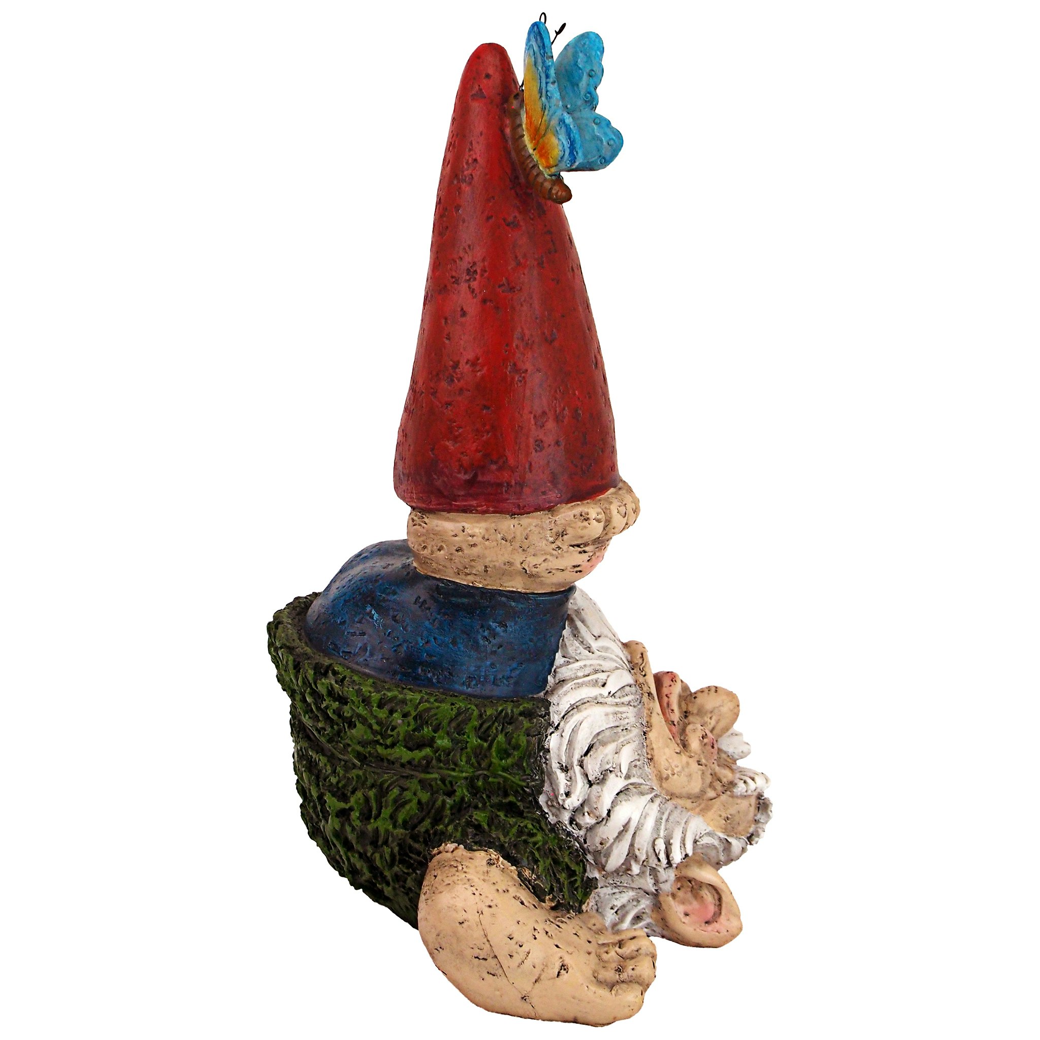 Toscano - Topsy-Turvy Theo Garden Gnome Statue