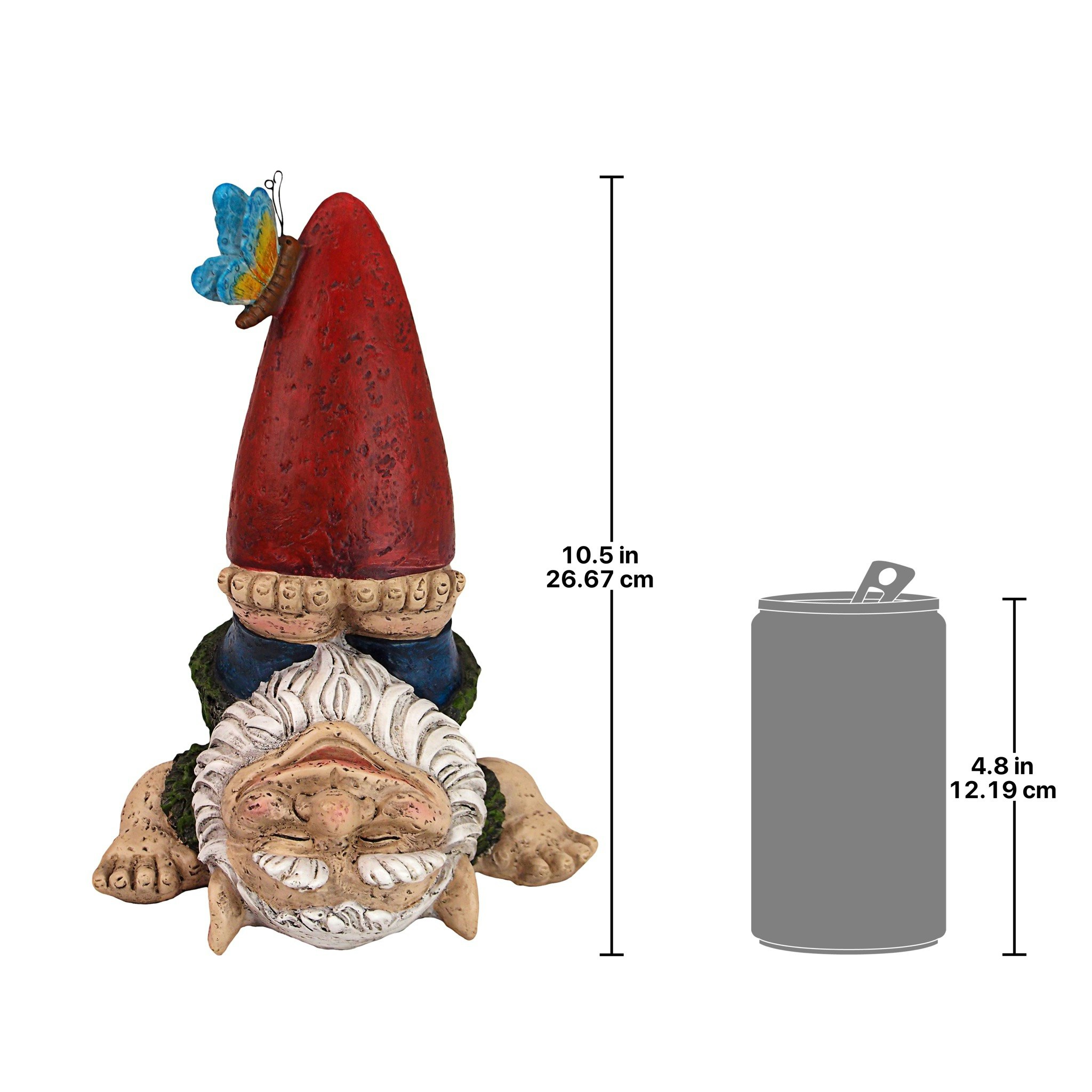 Toscano - Topsy-Turvy Theo Garden Gnome Statue