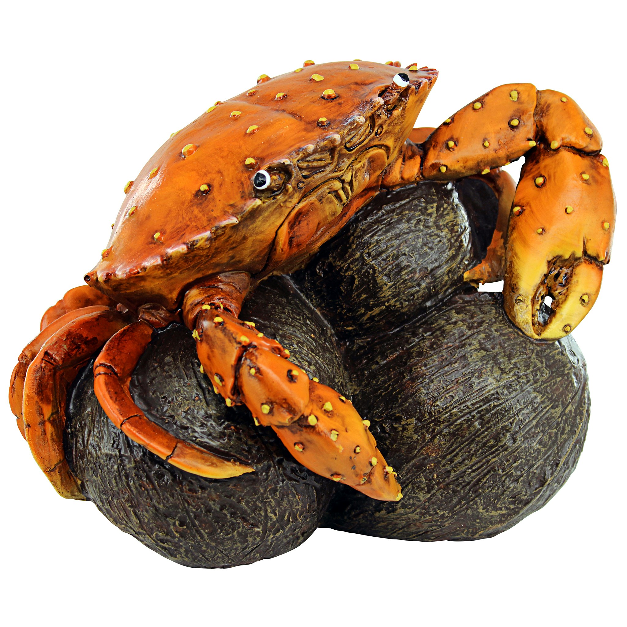 Toscano - Coastal Crab Hard Nut to Crack Garden Statue