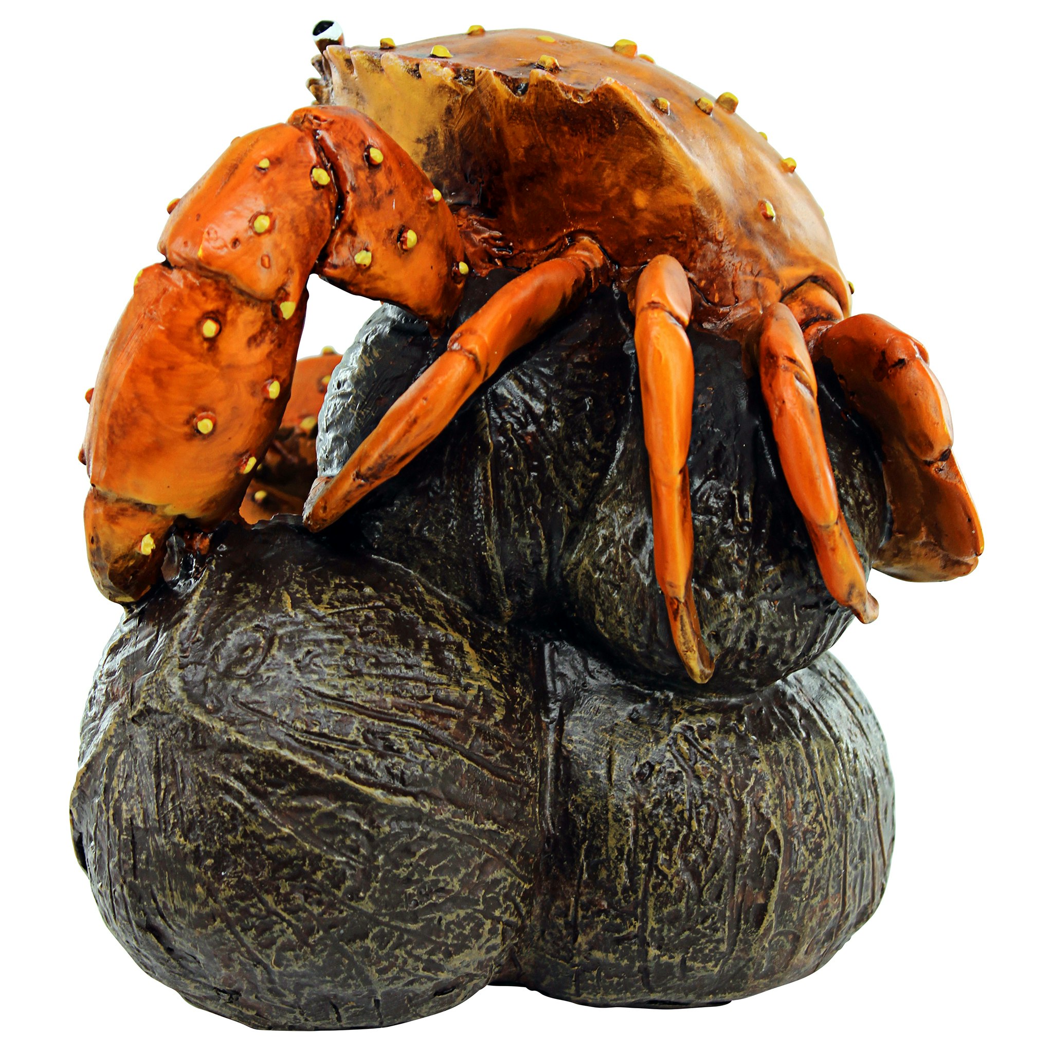 Toscano - Coastal Crab Hard Nut to Crack Garden Statue