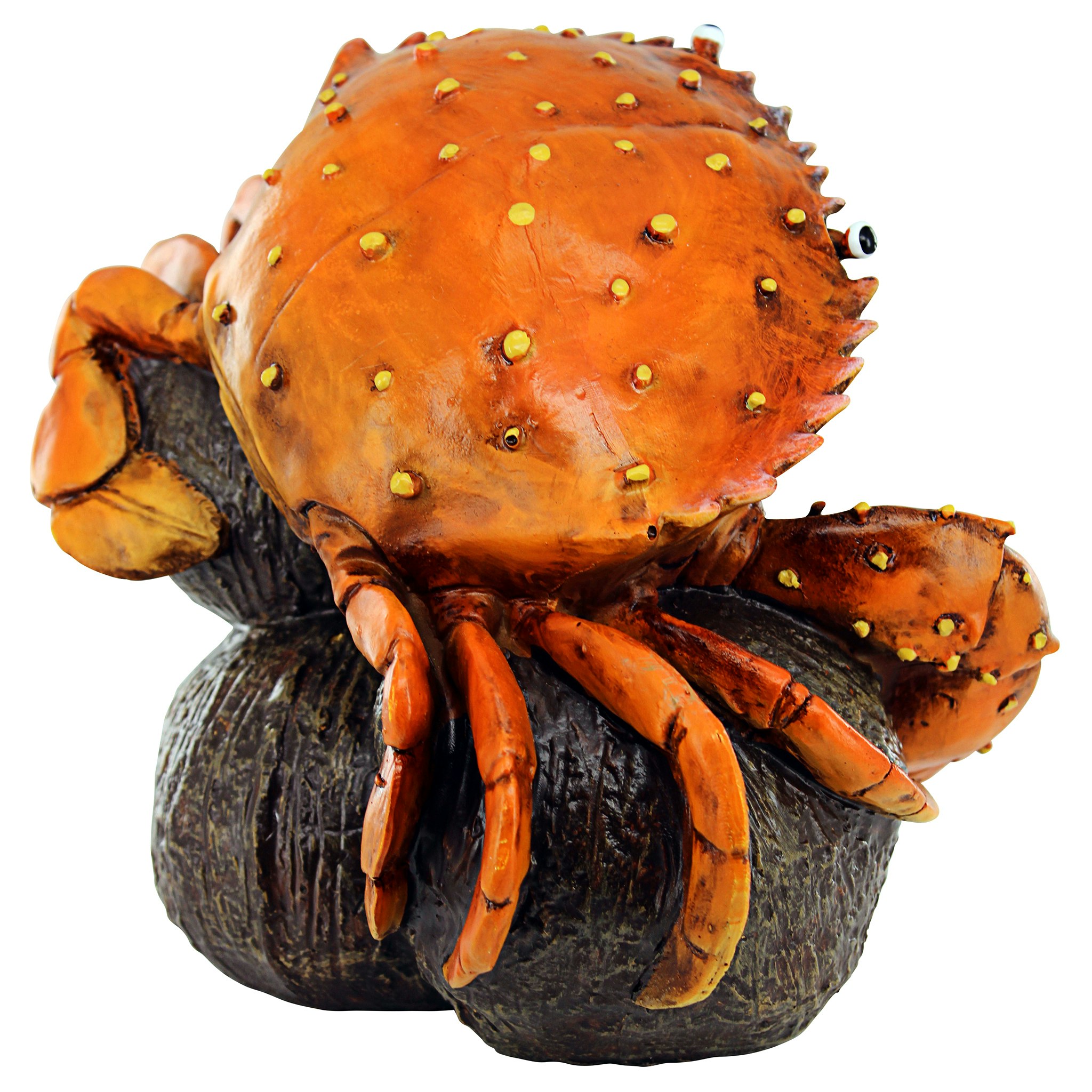 Toscano - Coastal Crab Hard Nut to Crack Garden Statue