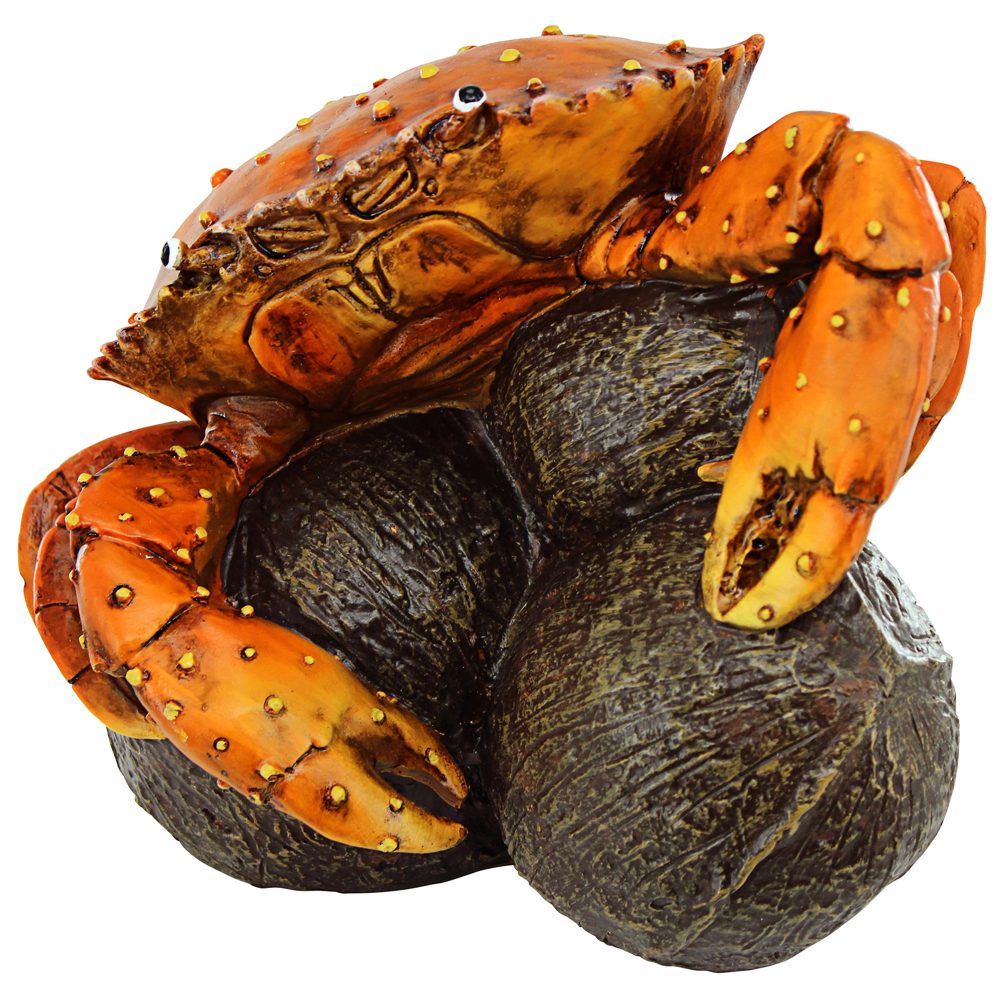 Toscano - Coastal Crab Hard Nut to Crack Garden Statue