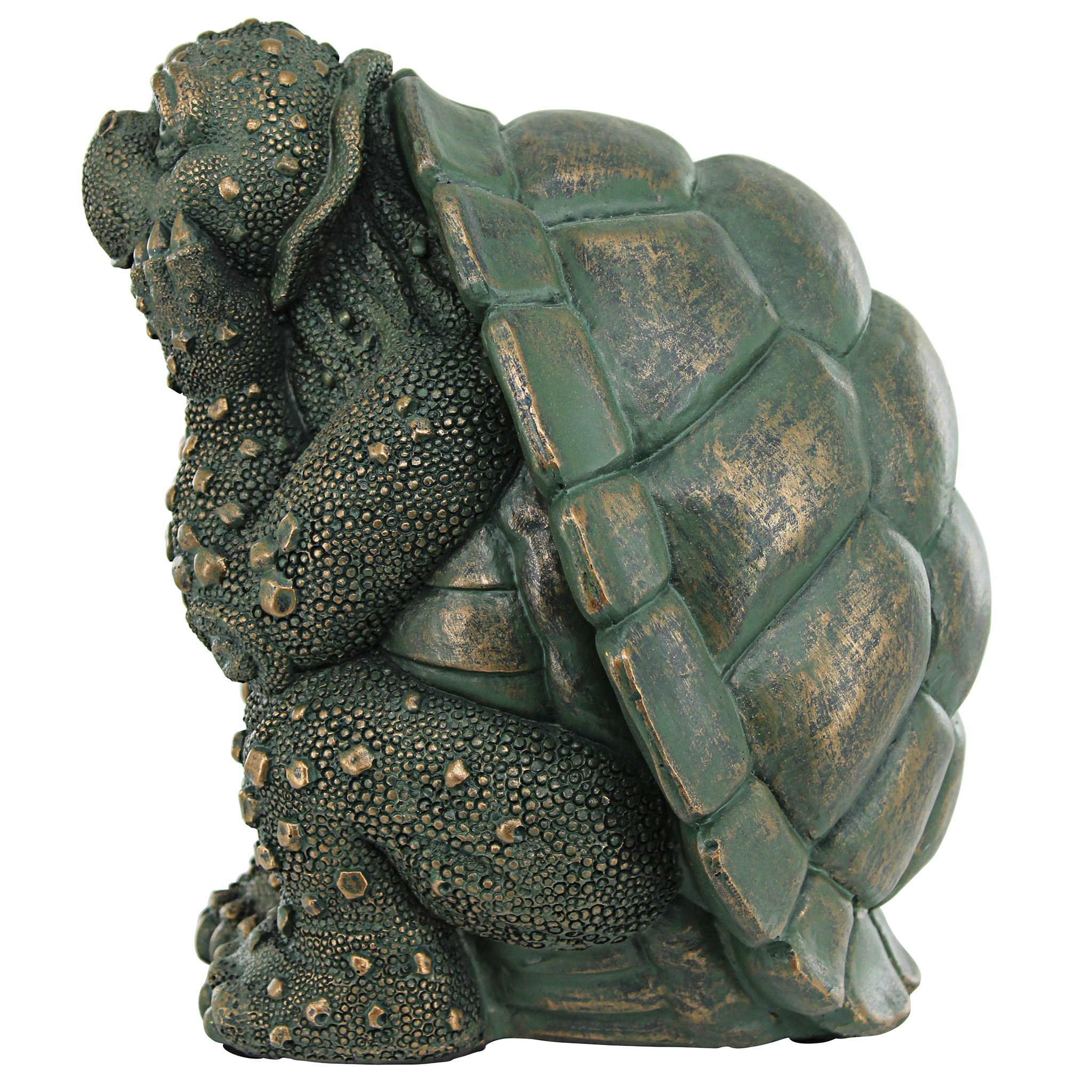 Toscano - The Thinker Turtle Garden Statue