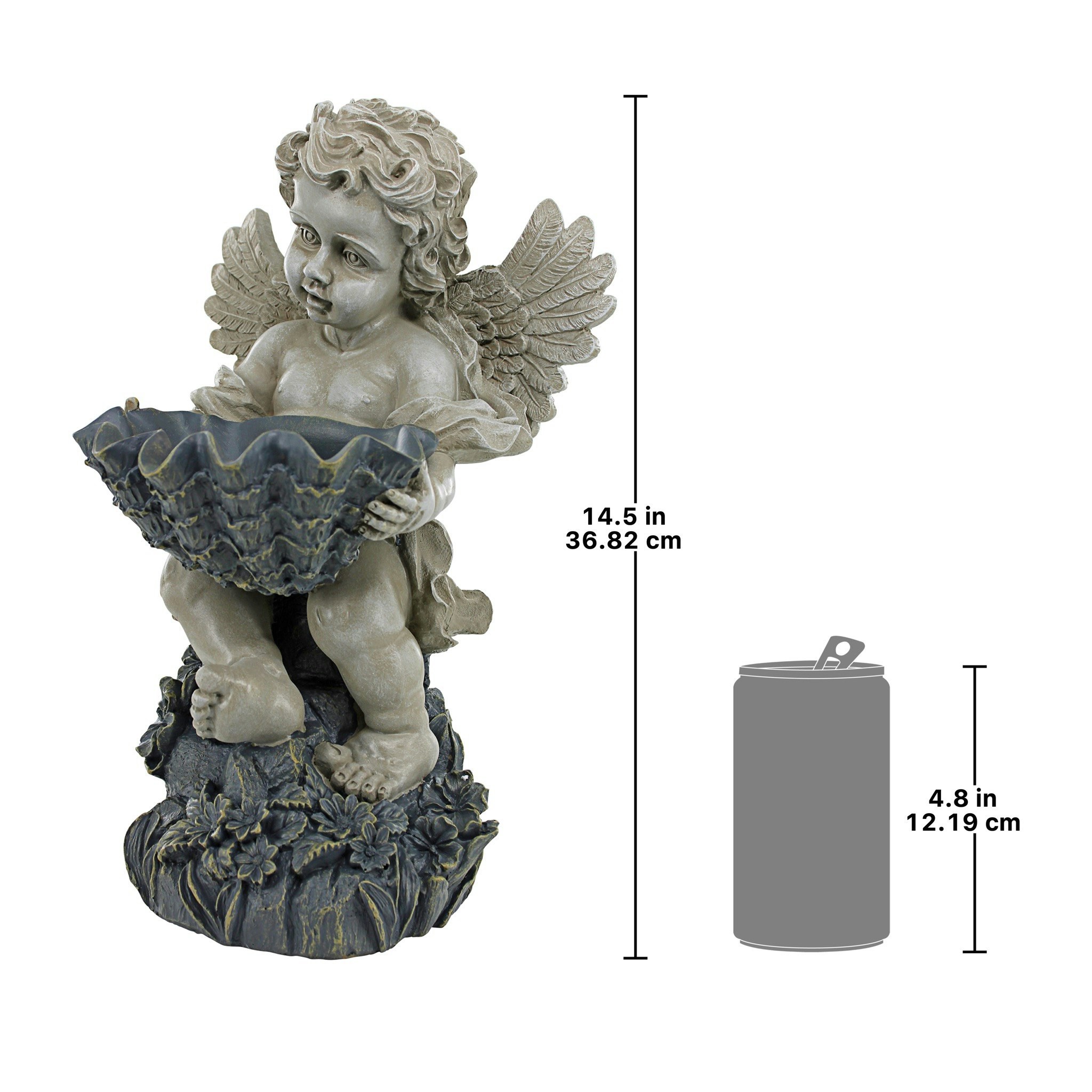 Toscano - Heavenly Offering Cherub Garden Statue