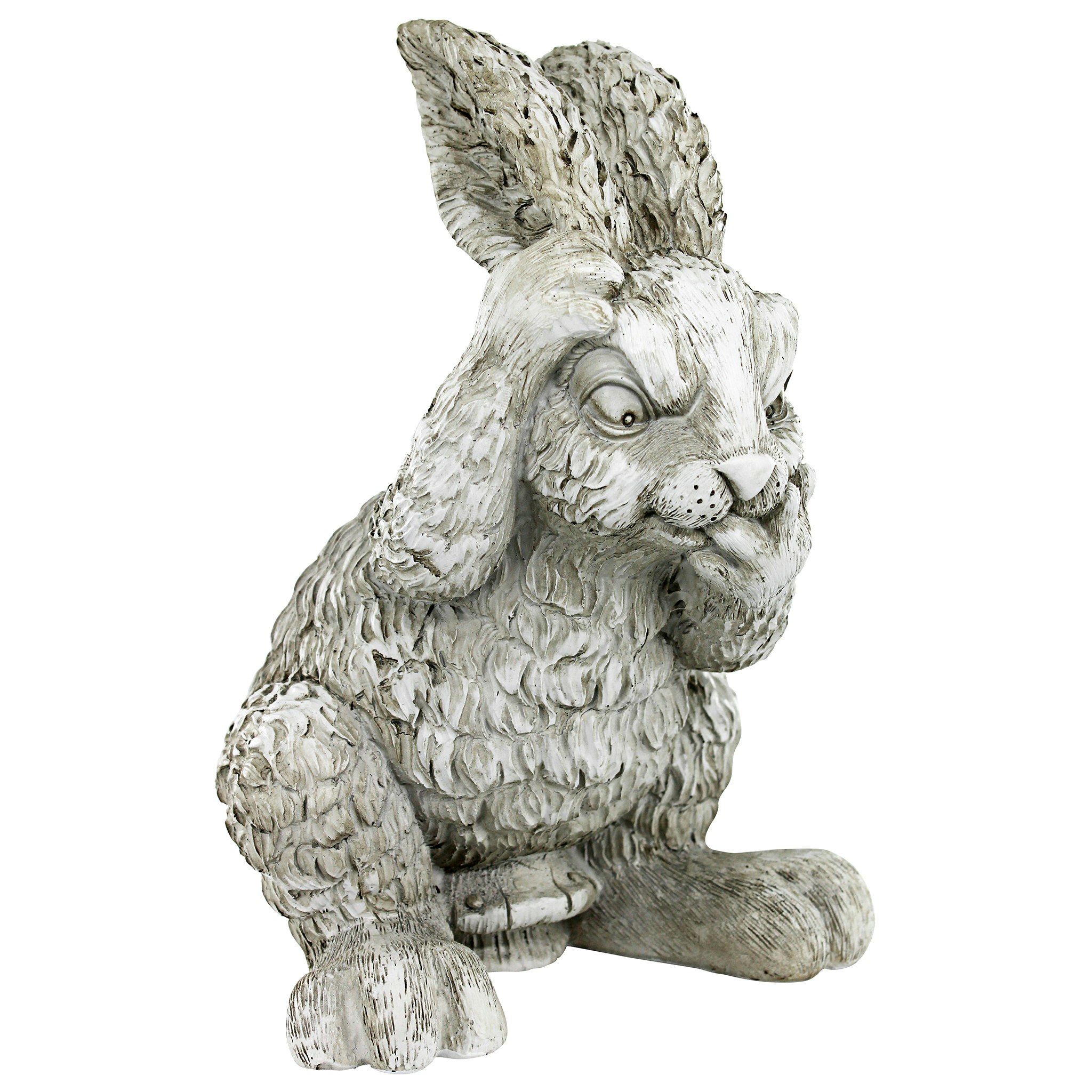 Toscano - Clem the Confused Bunny Rabbit Garden Statue