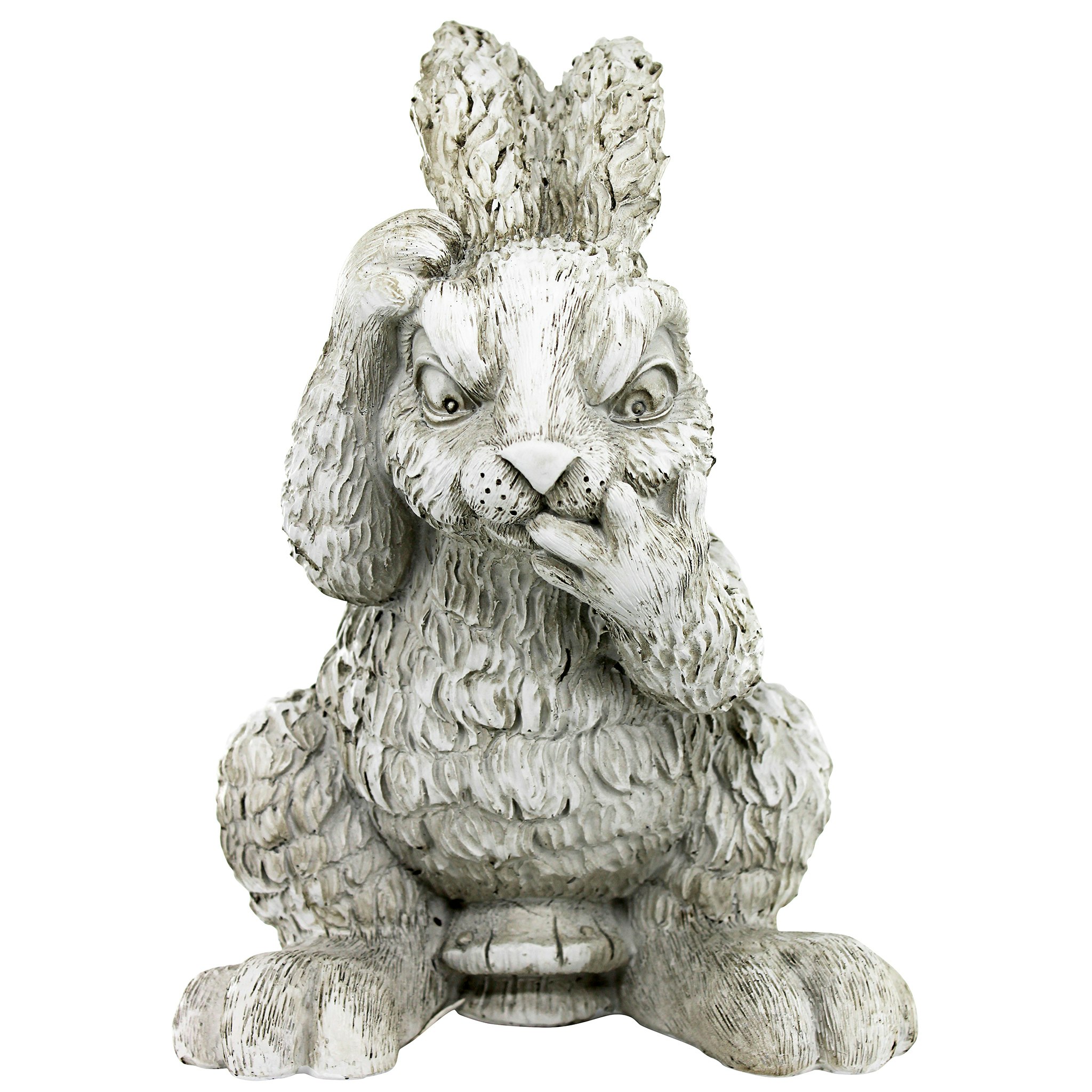 Toscano - Clem the Confused Bunny Rabbit Garden Statue