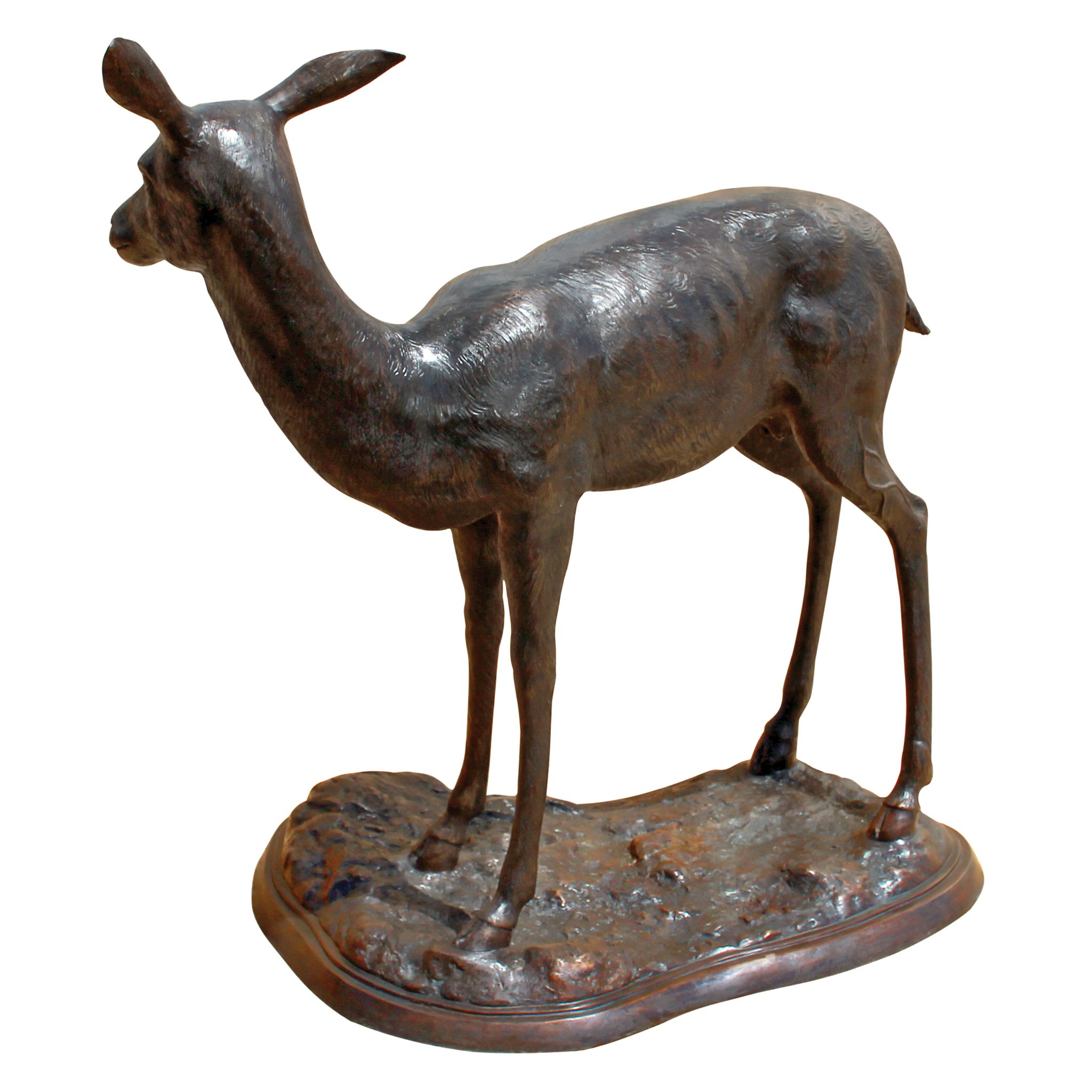 Toscano - Standing Mother Doe Deer Garden Statue