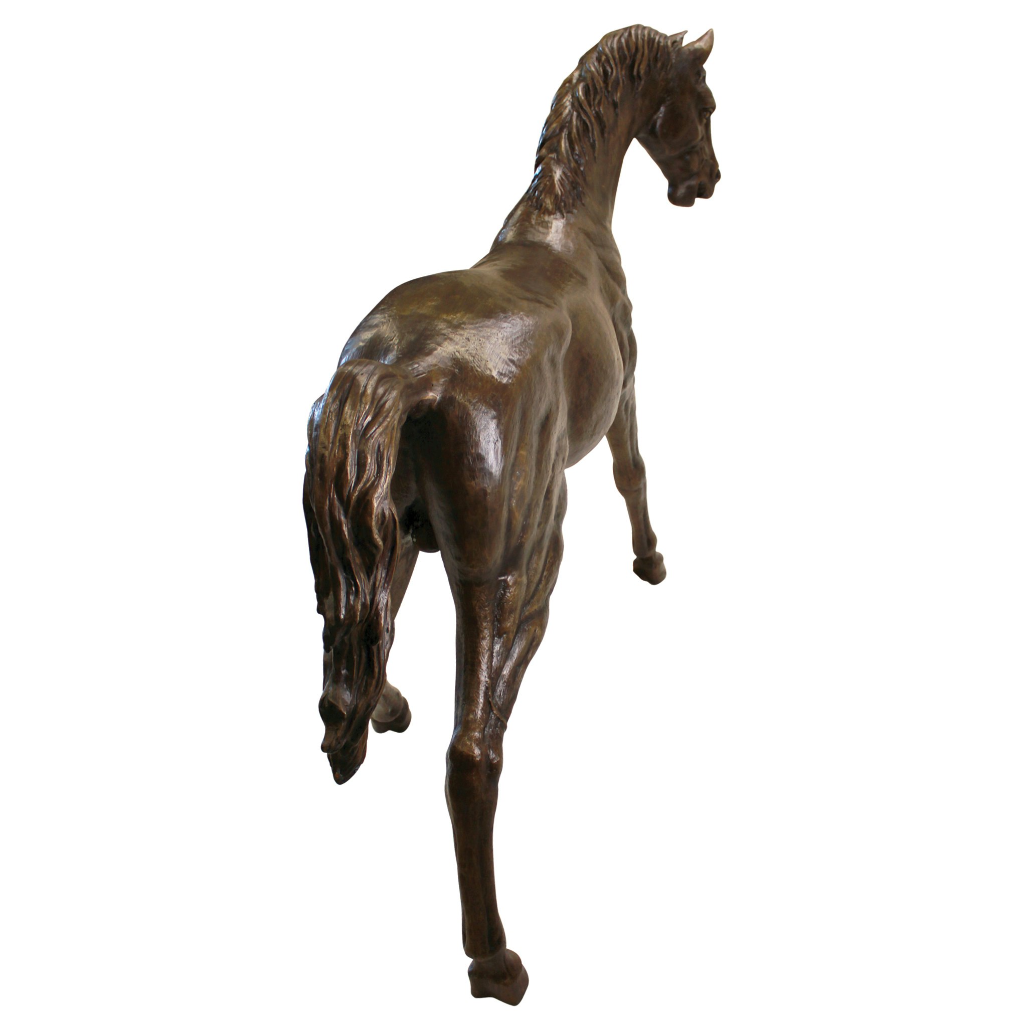 Toscano - Trotting Thoroughbred Horse Garden Statue