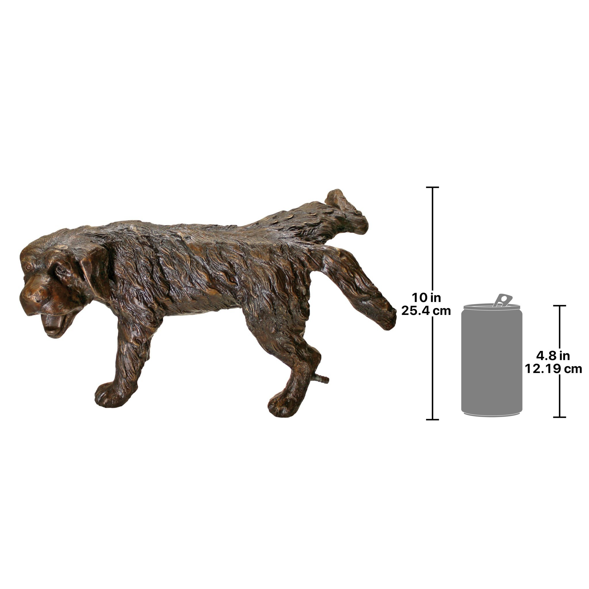 Toscano - Naughty Puppy Peeing Dog Garden Statue