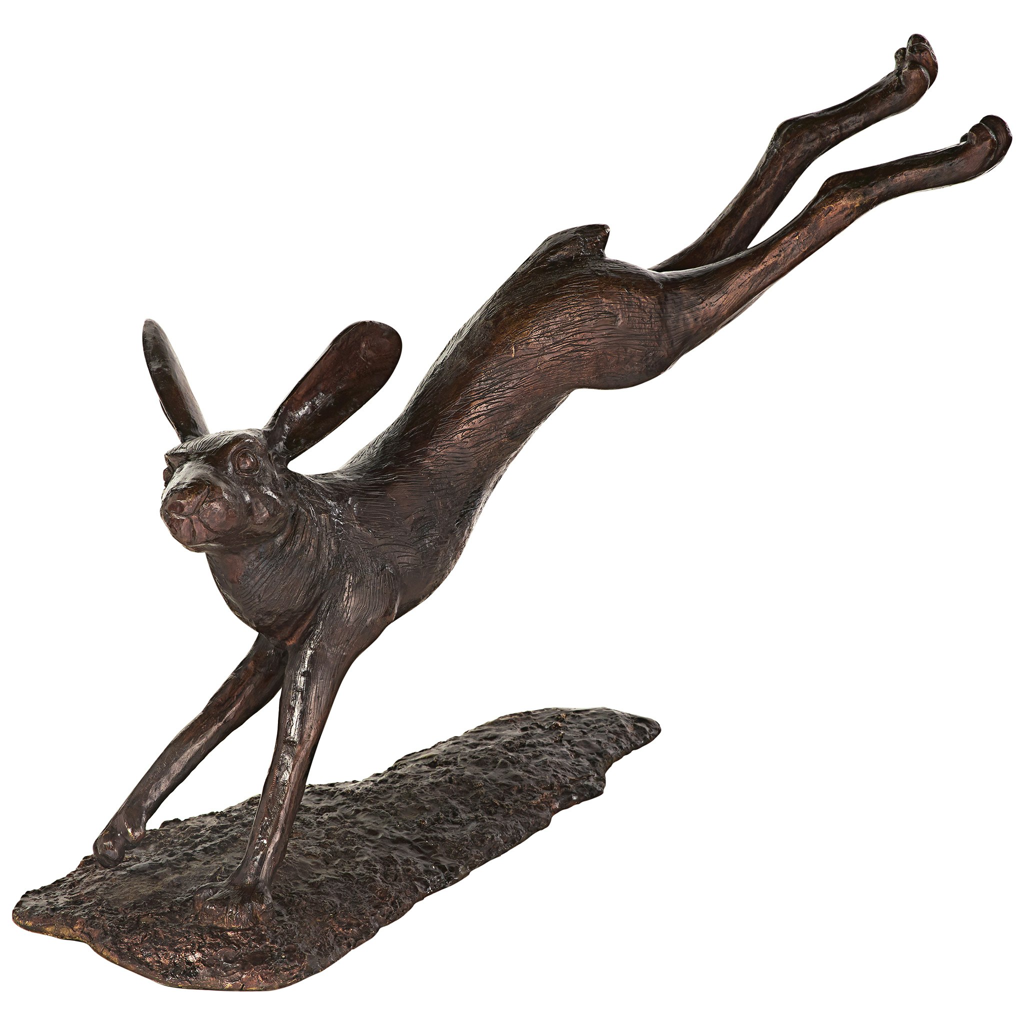 Toscano - Leaping HareJumping Rabbit Garden Statue