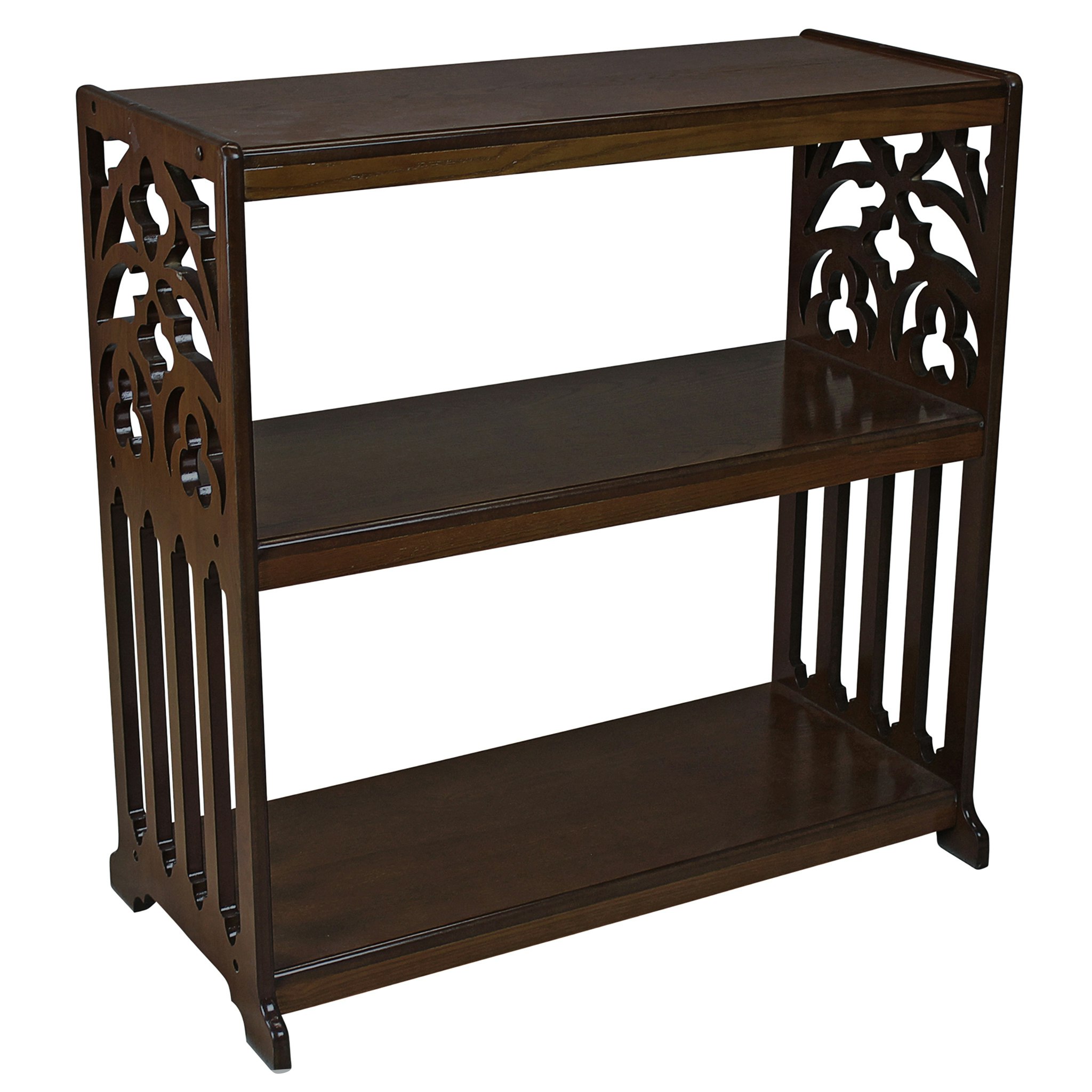 Toscano - Saint Thomas Aquinas Gothic Bookshelf in Cherry, Wood