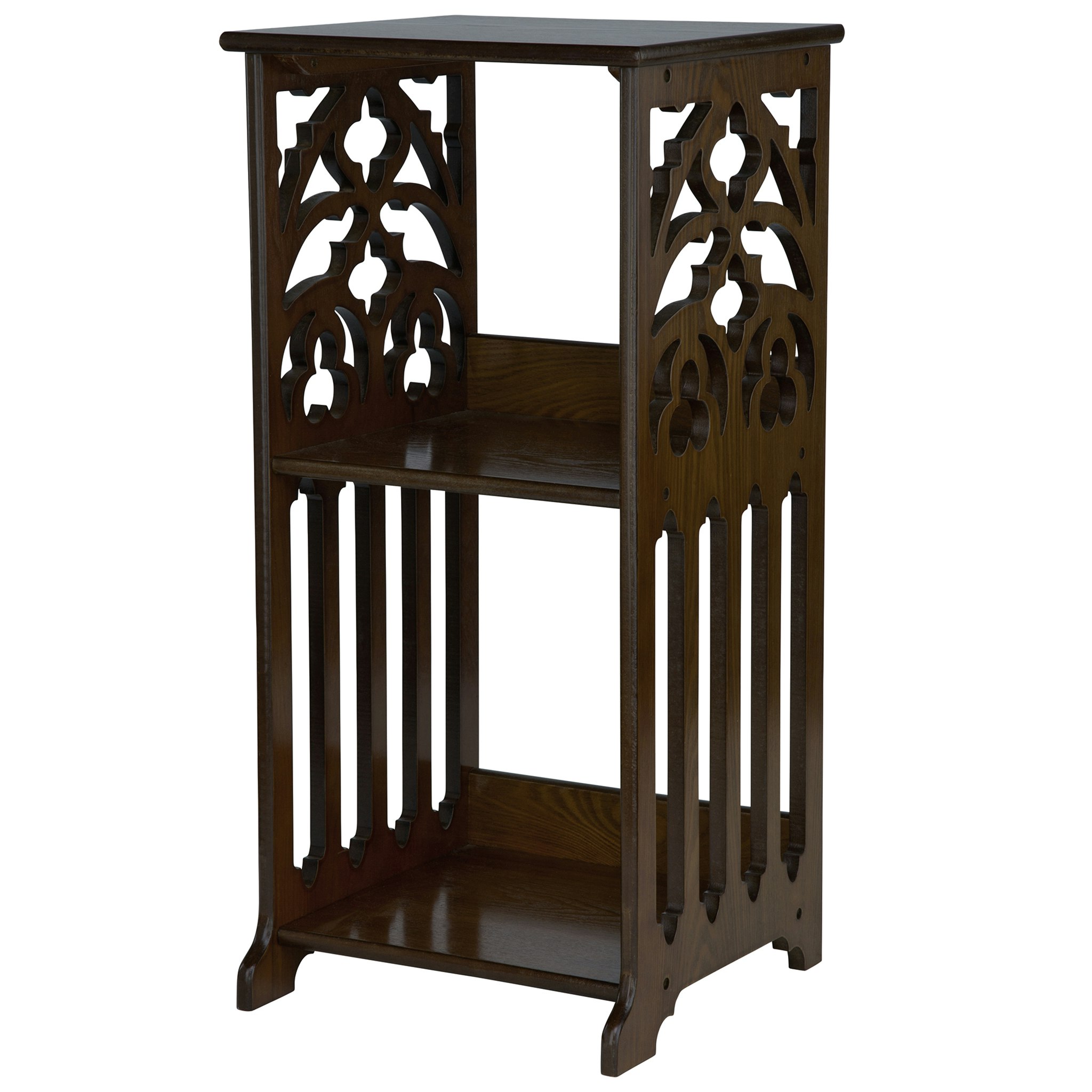 Toscano - Saint Thomas Aquinas Gothic Side Table in Hardwood