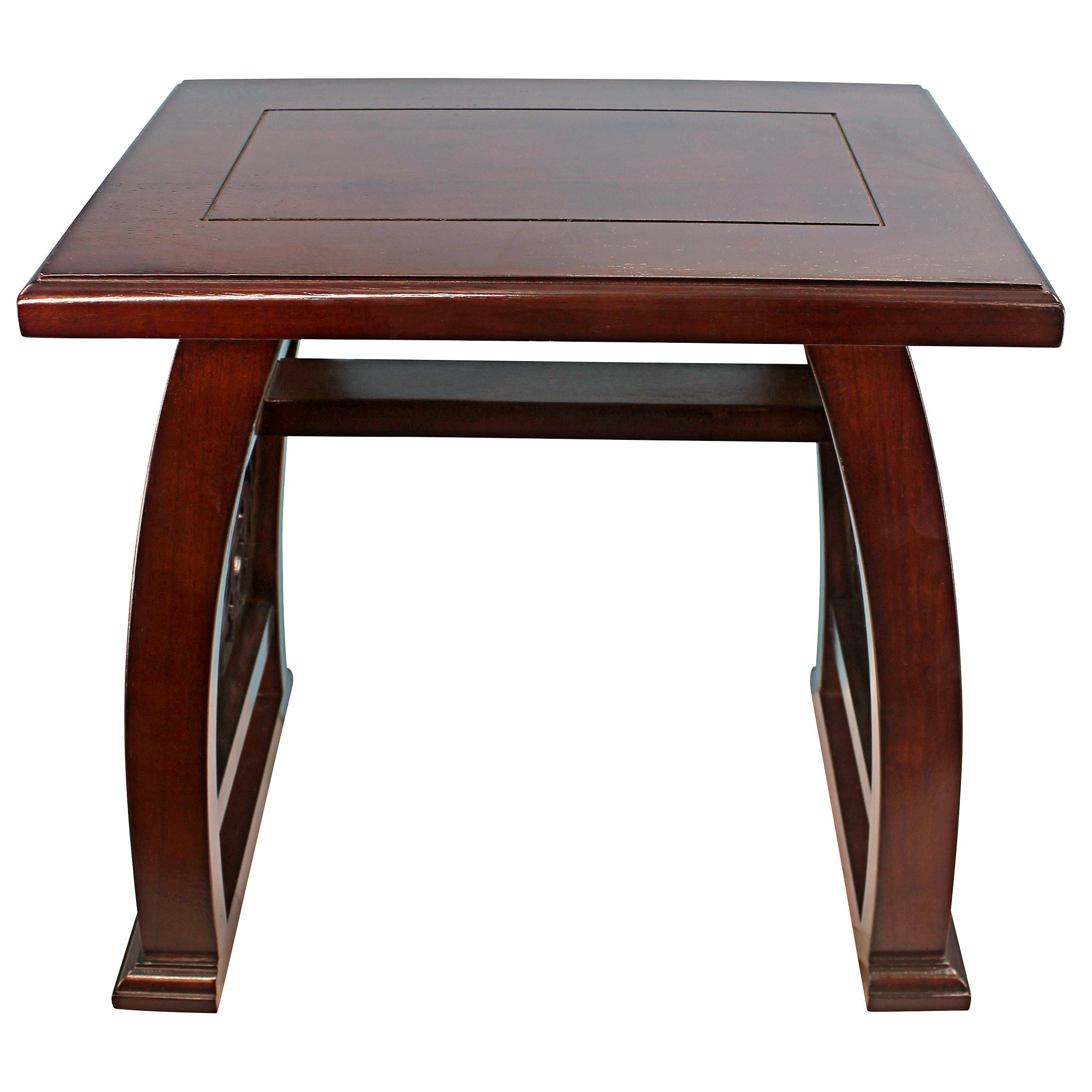 Toscano - Saint Thomas Aquinas Gothic Stool in Cherry, Hardwood