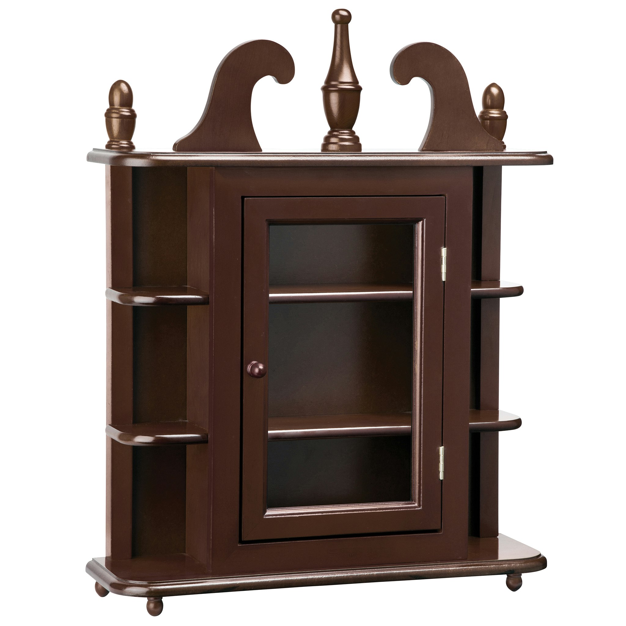 Toscano - Savile Row Hardwood Wall Curio Display Cabinet