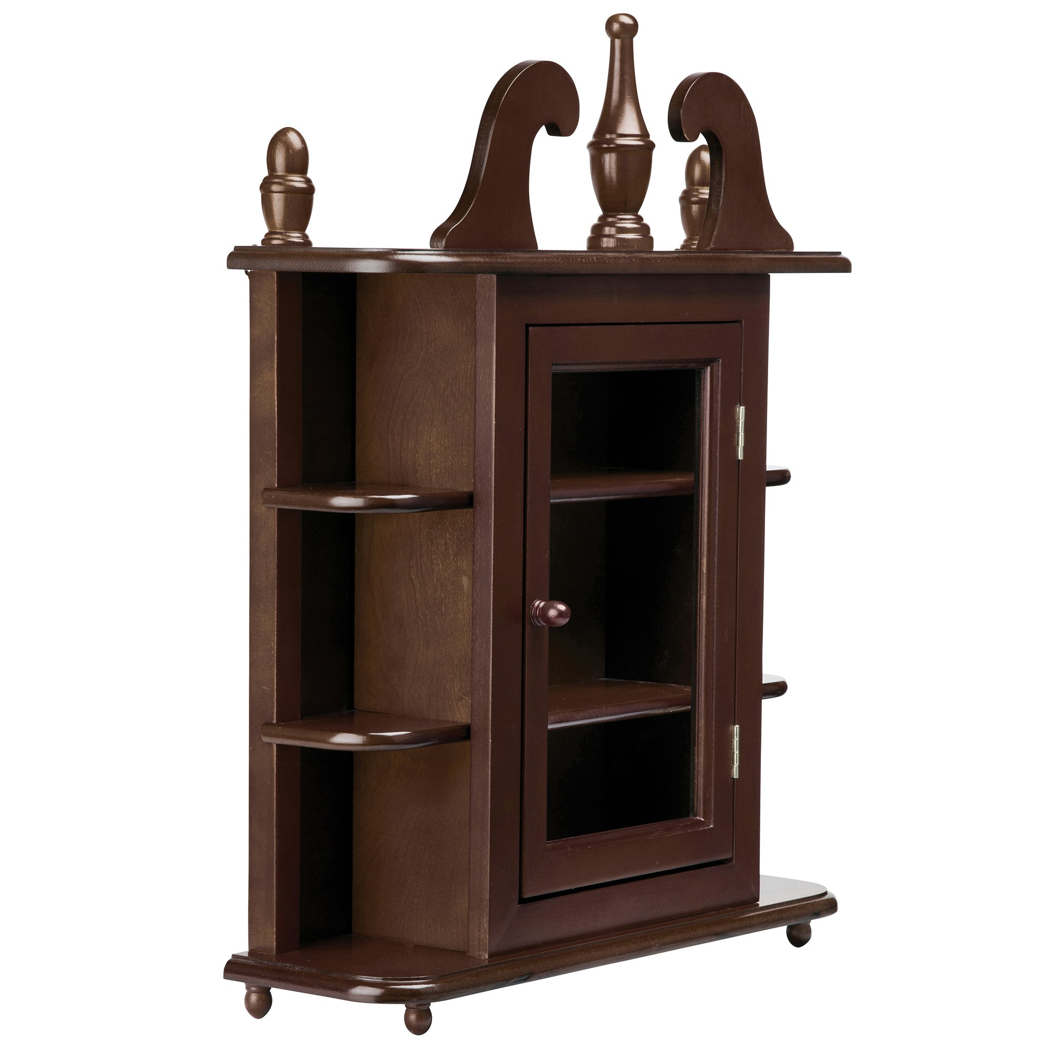 Toscano - Savile Row Hardwood Wall Curio Display Cabinet