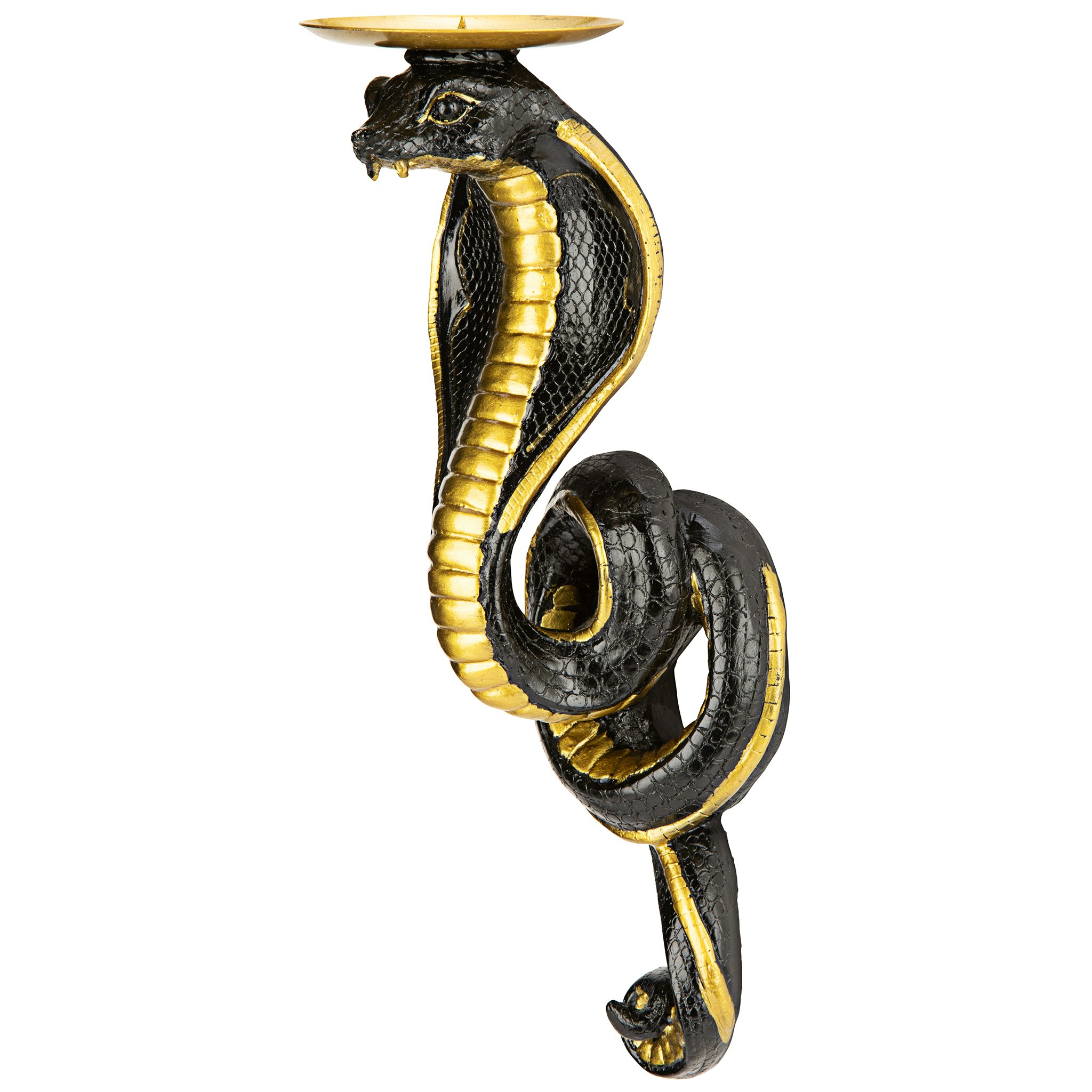 Toscano - Set of 2 Renenutet Egyptian Cobra Goddess Wall Sconce