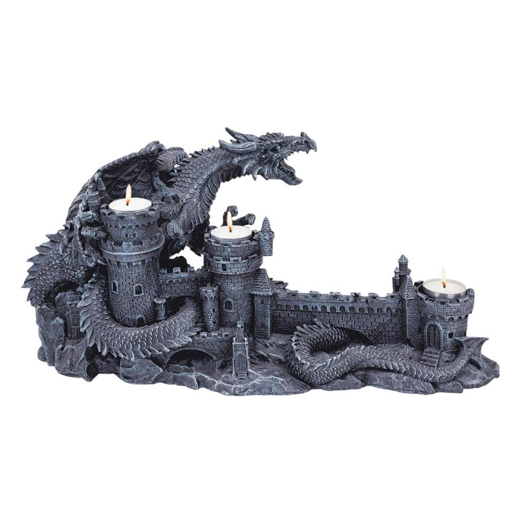 Toscano - The Dragon Wrath Sculptural Candleholder