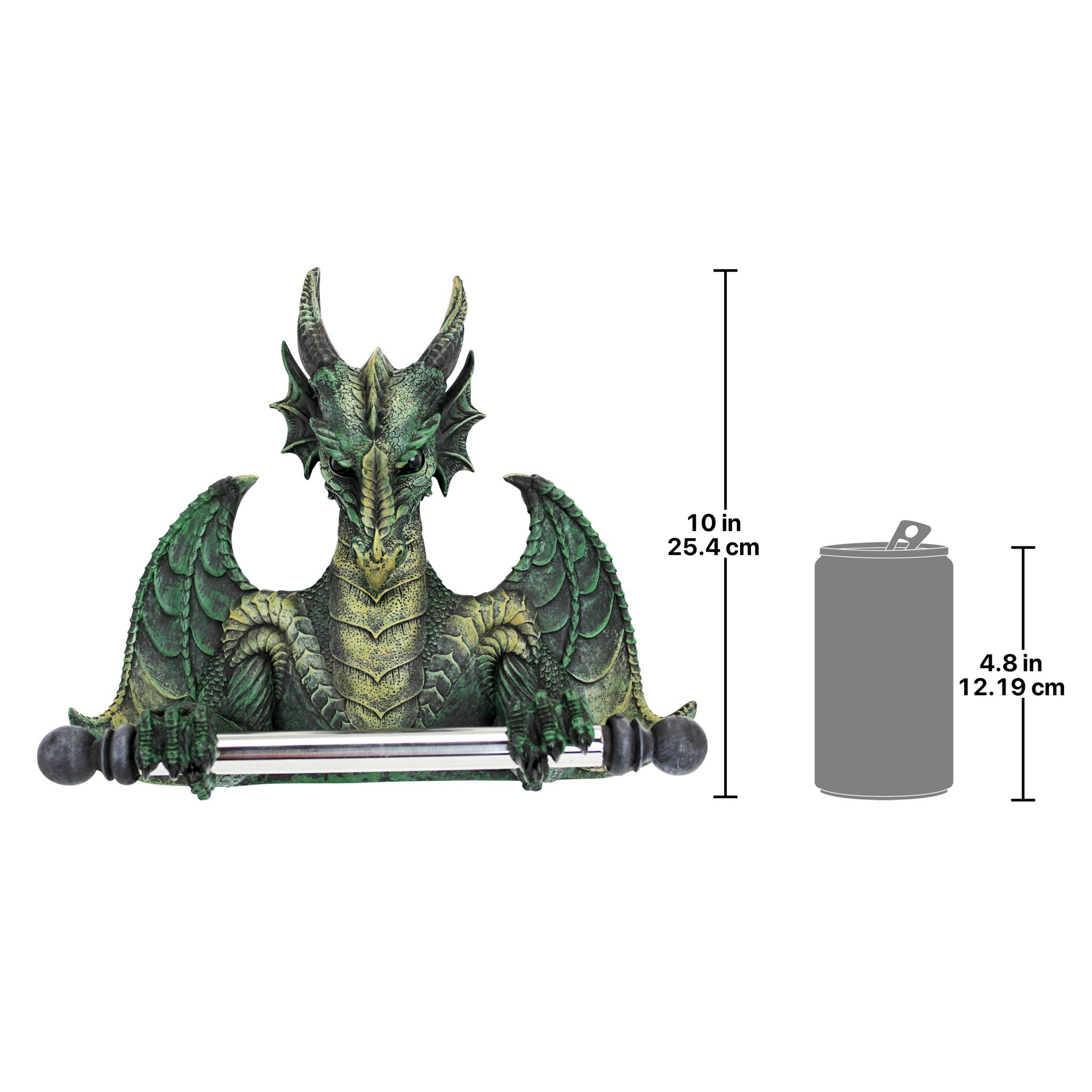 Toscano - Tissue Tyrant Dragon Bathroom Toilet Paper Holder