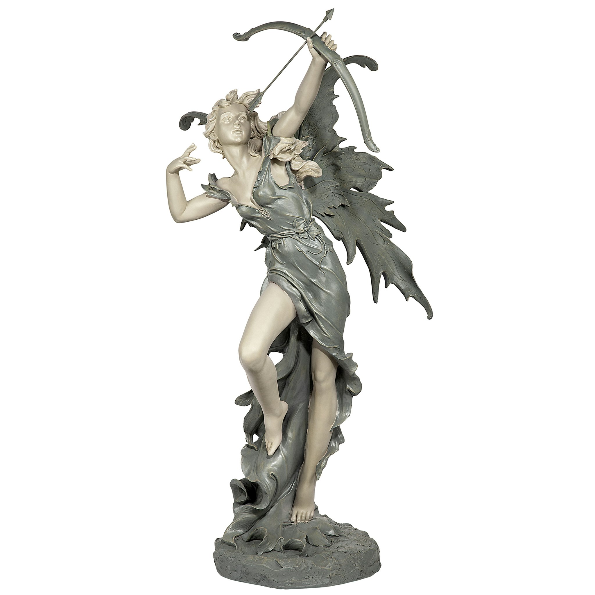 Toscano Rhiannon the Archer Garden Fairy Statue - Large