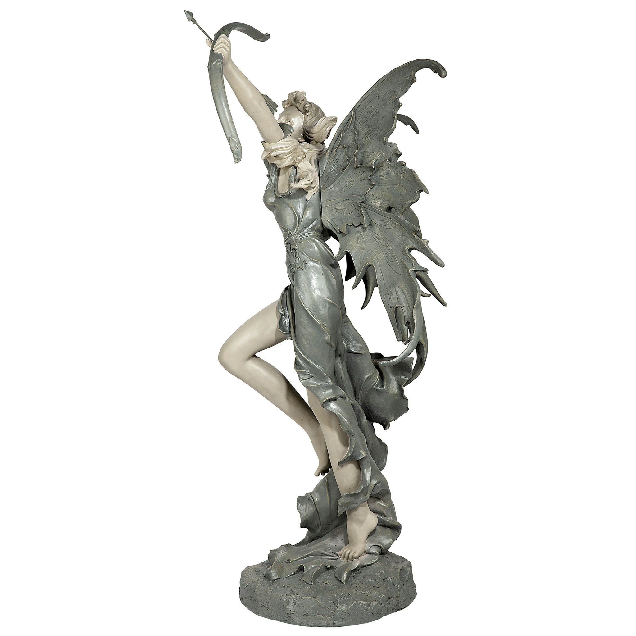 Toscano Rhiannon the Archer Garden Fairy Statue - Large