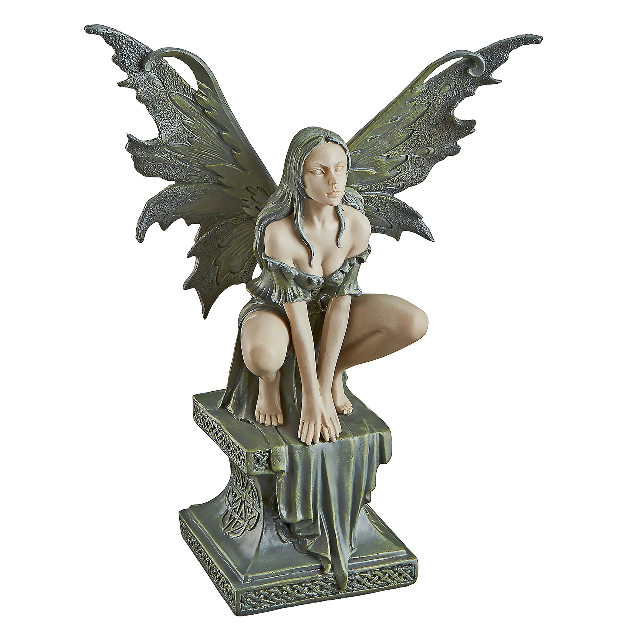 Toscano Celtic Fairy Perilous Perch Garden Statue - Medium