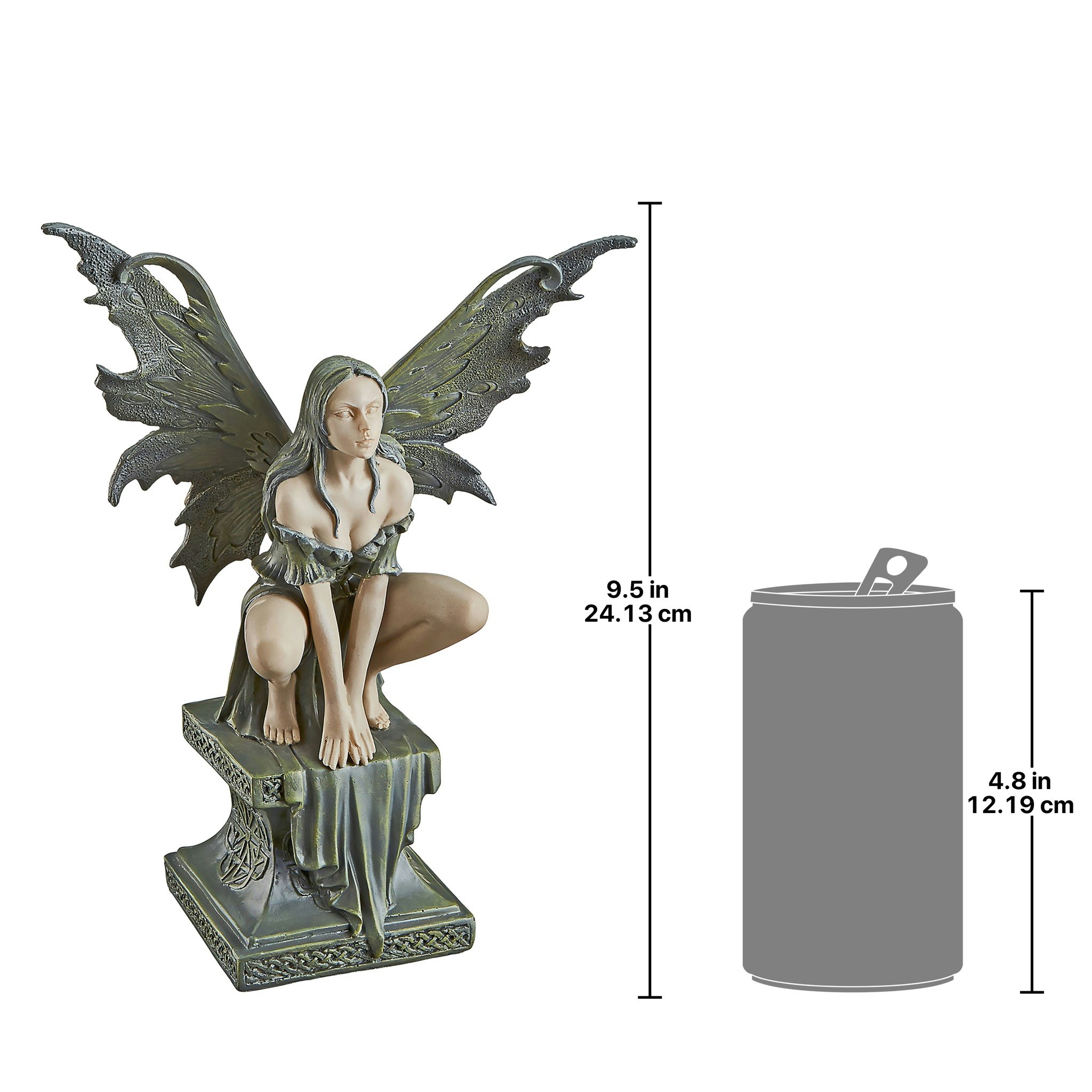 Toscano Celtic Fairy Perilous Perch Garden Statue - Medium